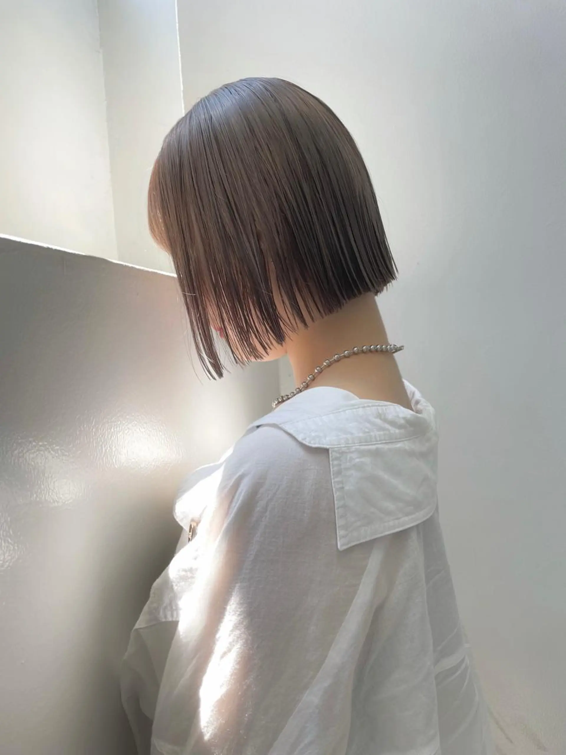 ショート カラー ブラウンカラー ボブ カット ヘアカラー トリートメント ヘアセット メンズ特化 パーマ/オザワのヘアスタイル