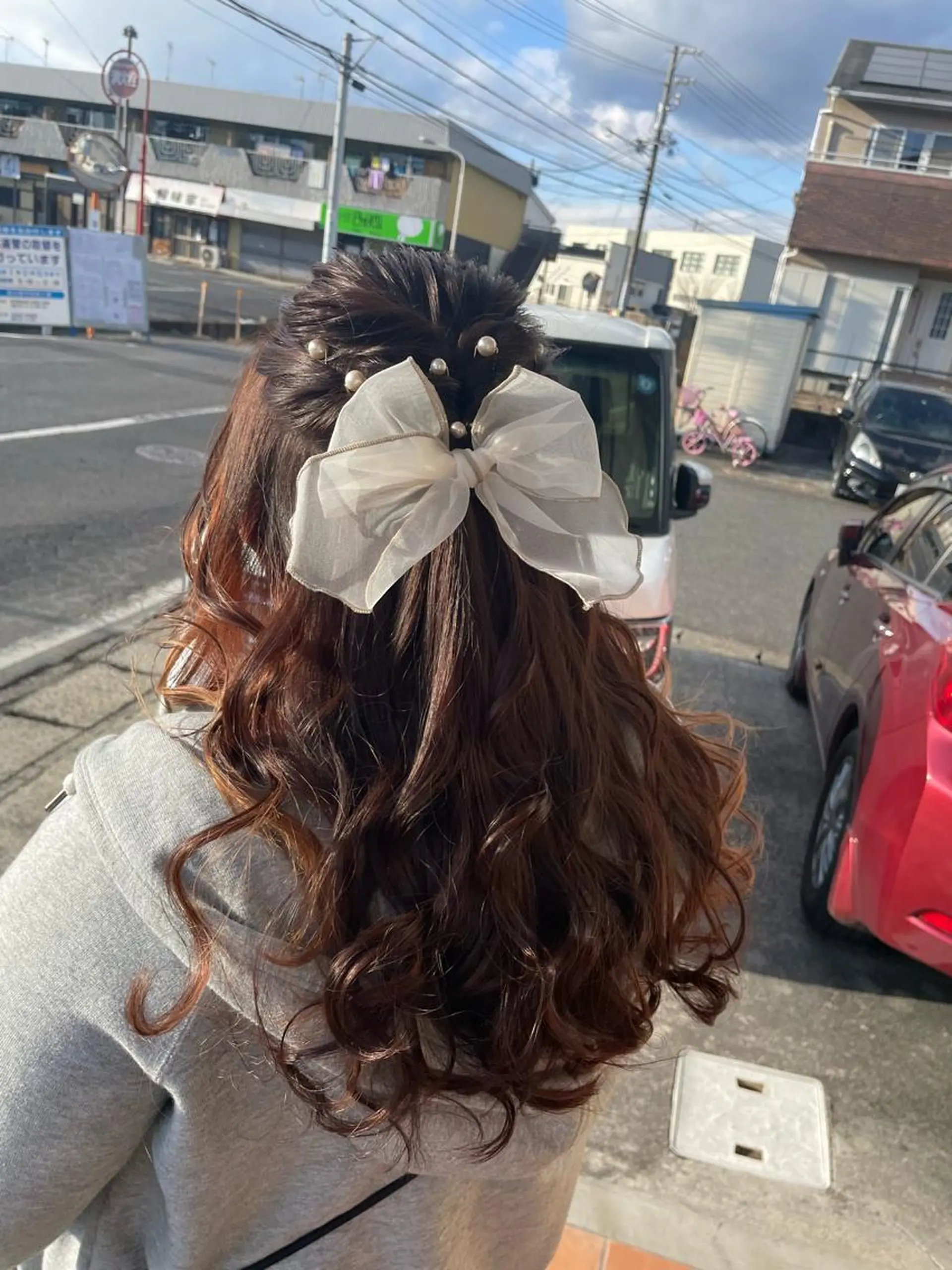 ヘアアレンジ hair make echo滿木あい花のヘアスタイル