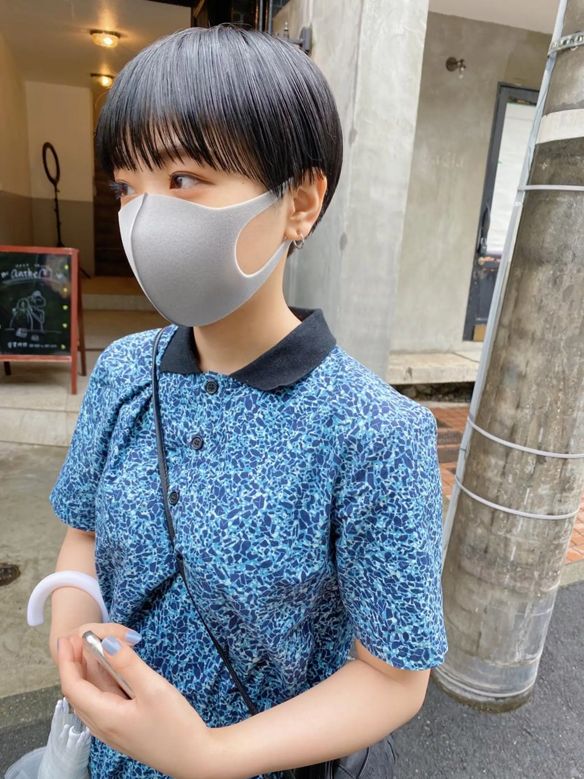 ショート カラー カット ヘアカラー トリートメント IVORY.所属・🟩白髪ぼかし/ボブ /ショートヘア/大司のヘアスタイル