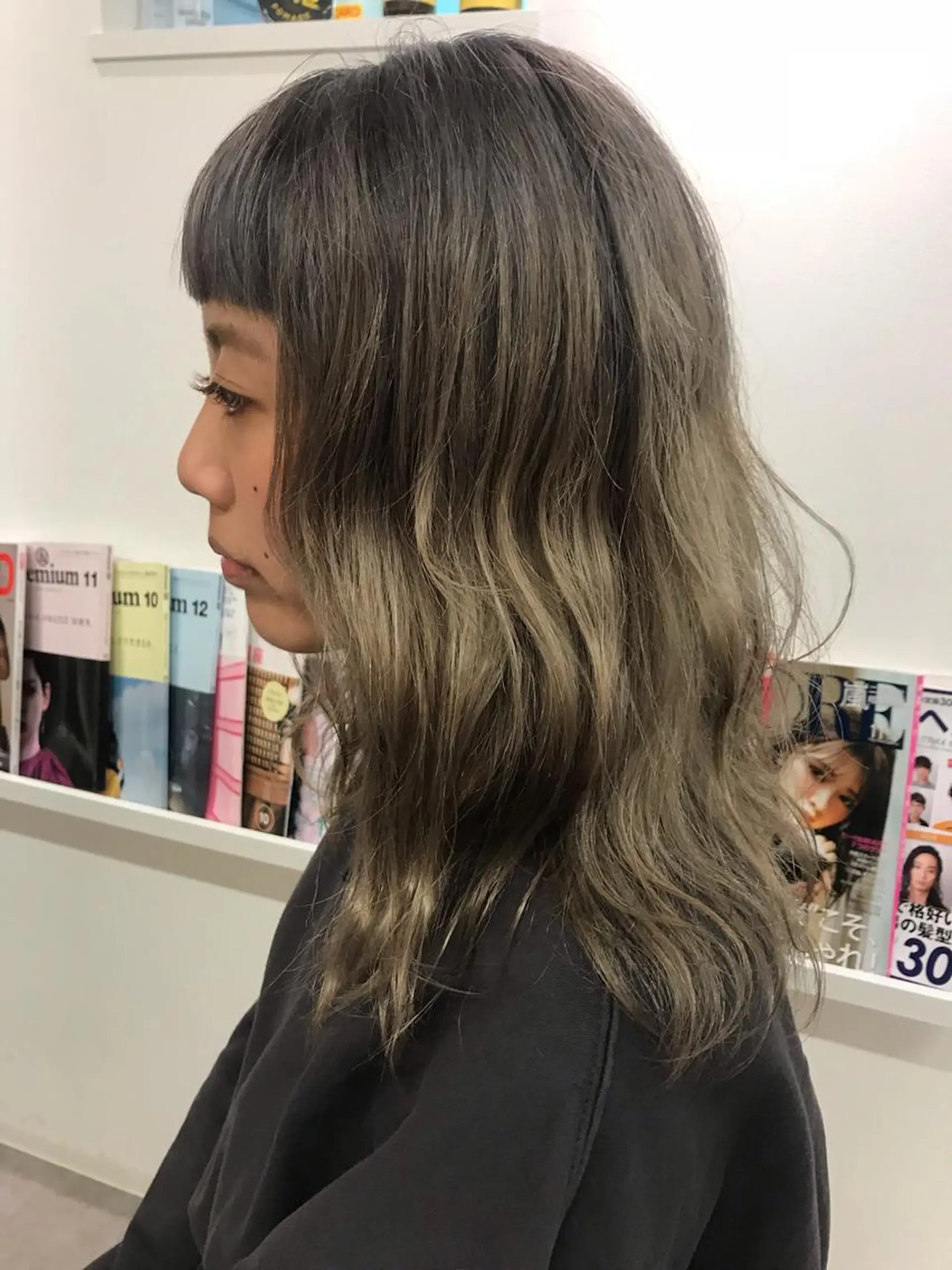 ロング カラー ri saのヘアスタイル