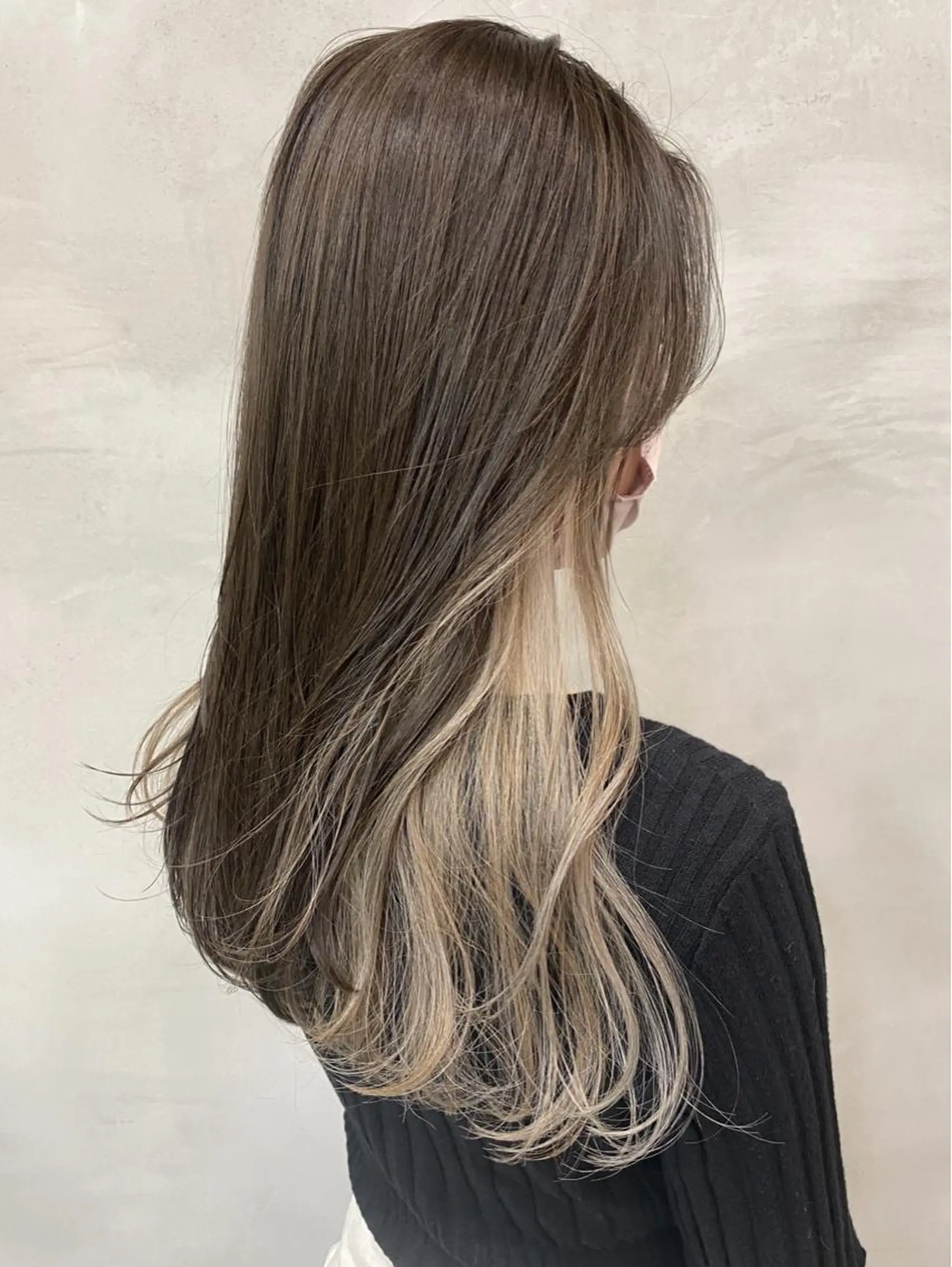 セミロング カラー ベージュカラー グレージュ オリーブグレージュ オリーブグレー ホワイトベージュ ヘアカラー トリートメント 🫧透明感カラー🫧 OIKAWAのヘアスタイル