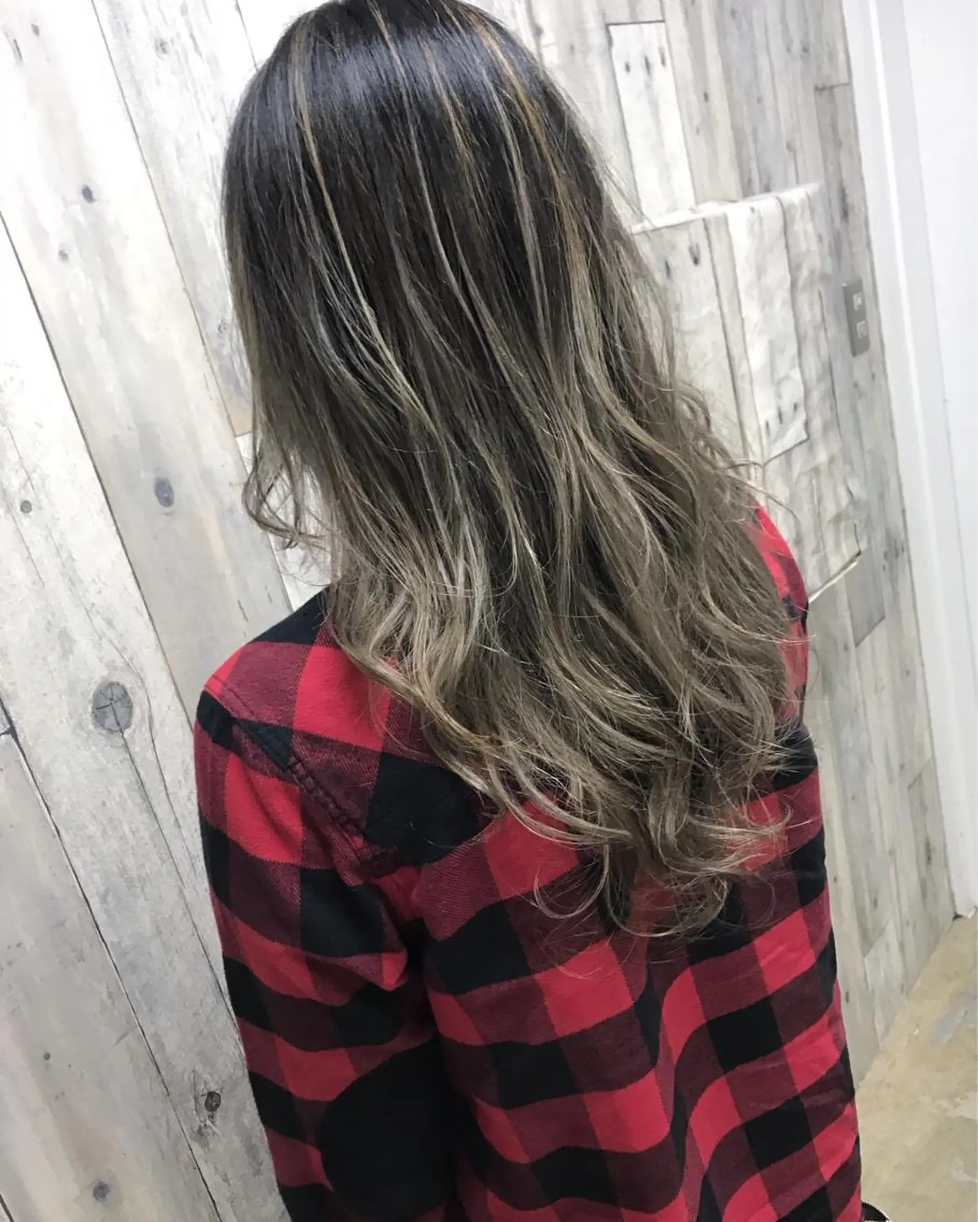 ロング カラー パーマ ヘアアレンジ メンズ キッズ メンズバレイヤージュ バレイヤージュ レイヤーカット Forest. -髪質改善-のヘアスタイル