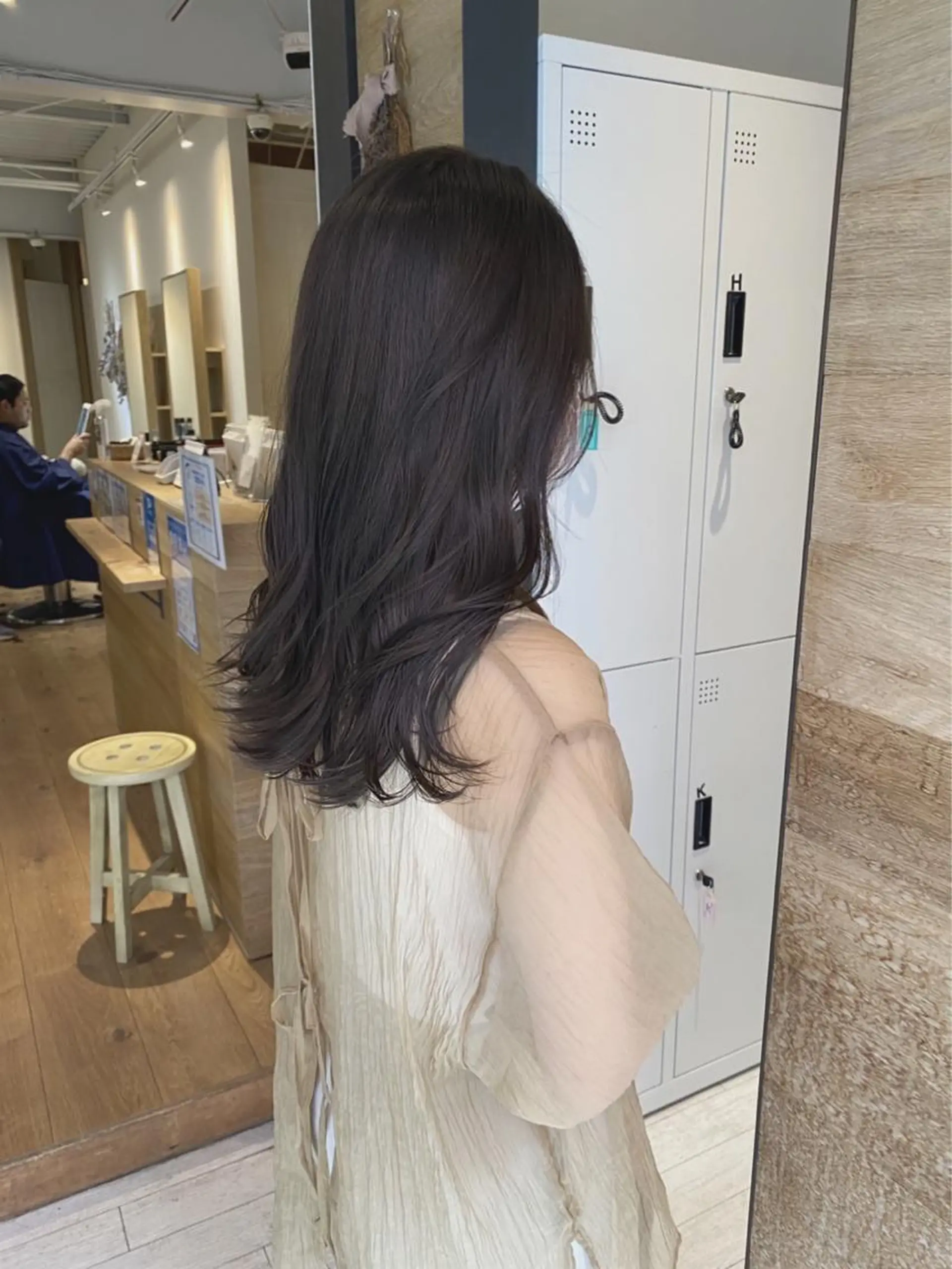 セミロング カラー カット ヘアカラー newi京橋 【sachi】のヘアスタイル