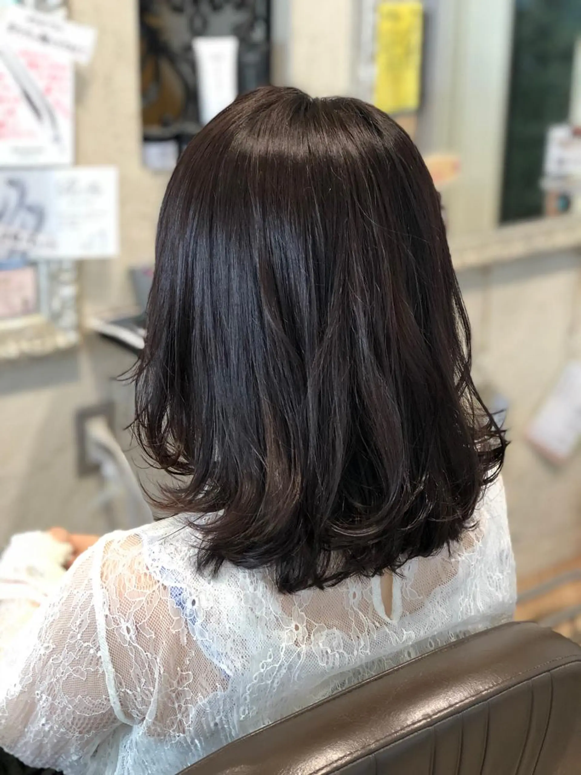 ミディアム 五十嵐ゆり 美髪カラー　武蔵小杉のヘアスタイル