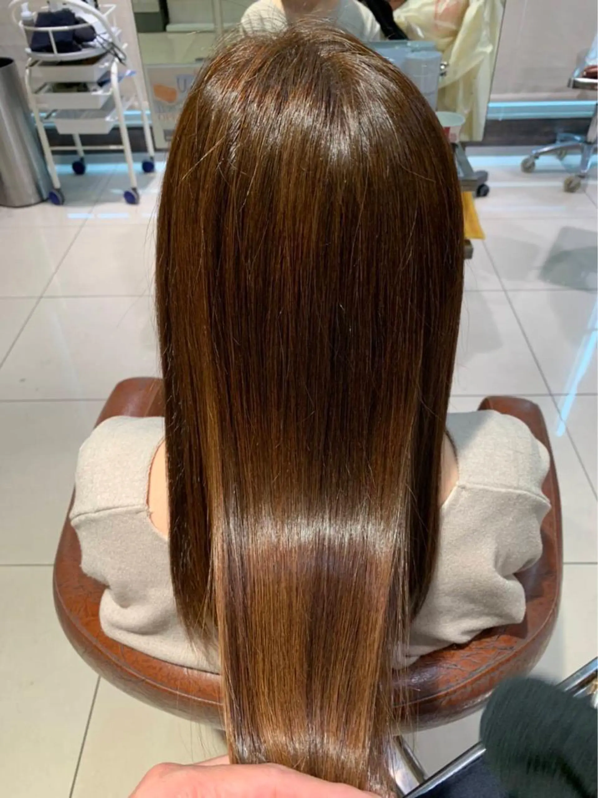 セミロング カラー 松本｜似合わせ眉 ×まつげパーマ×ヘアの眉毛・アイブロウイメージ