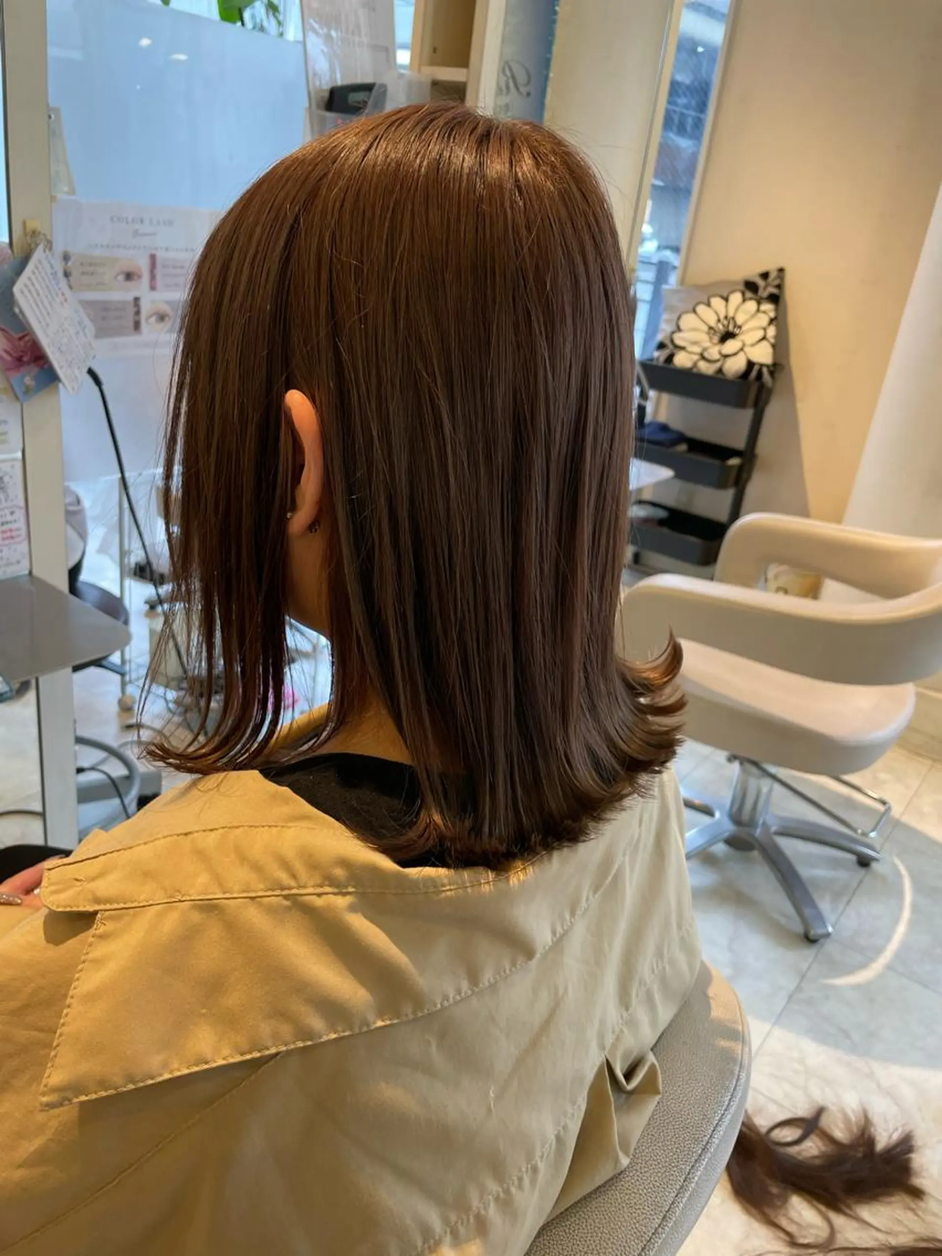 ミディアム カット 本田 卓也のヘアスタイル