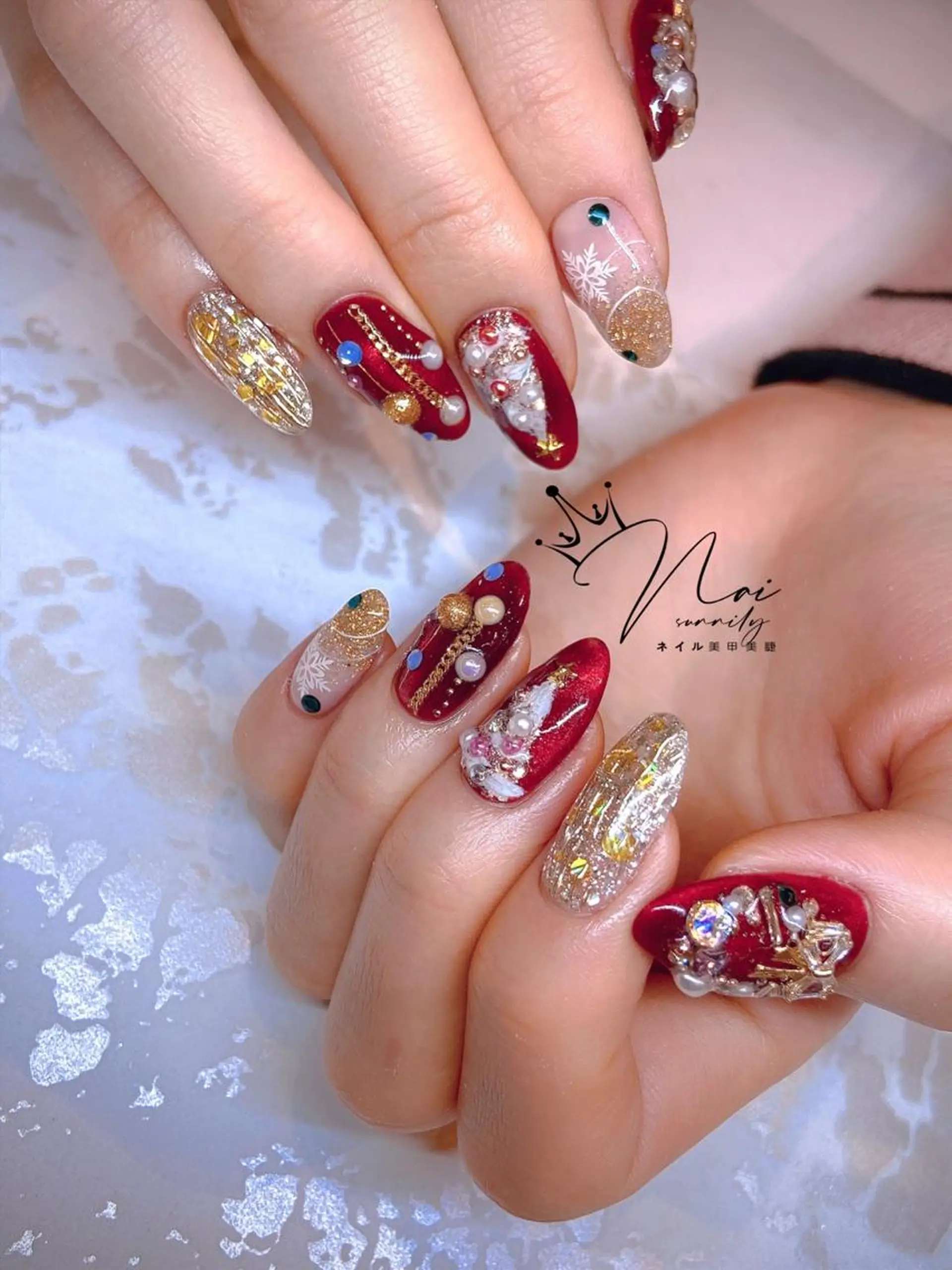 ネイル 長さだし専門店 M2　rikaのネイルデザイン