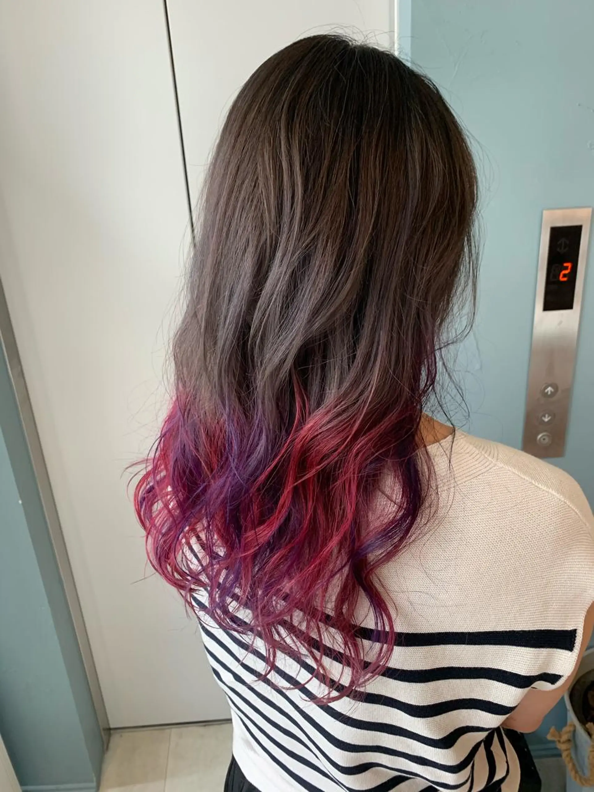 ロング カラー 船津武俊 フナツタケトシのヘアスタイル