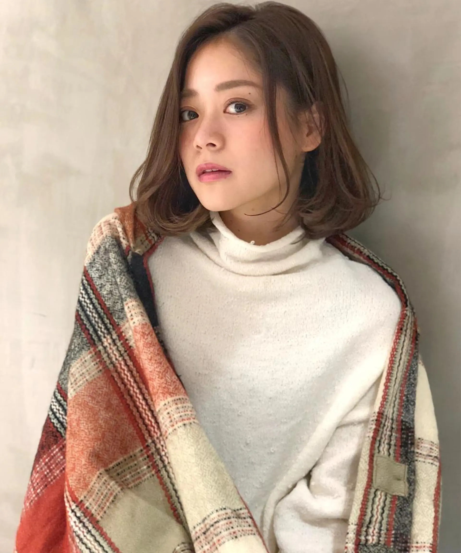 ショート パーマ ボブ 中村 美穂のヘアスタイル