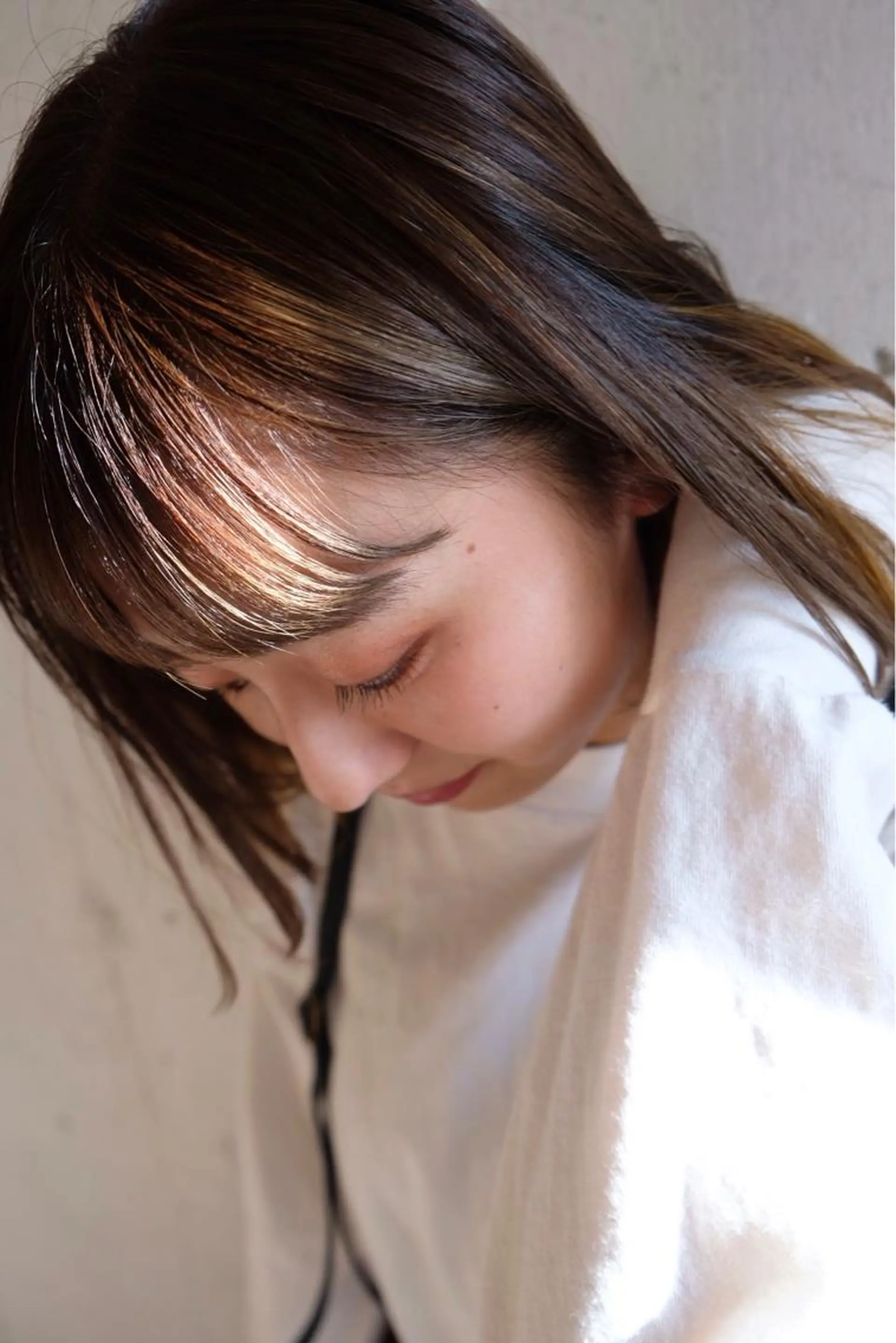 ミディアム カラー 透明感カラー イルミナカラー シノザキ/薬院/ボブ /ショート/髪質改善のヘアスタイル