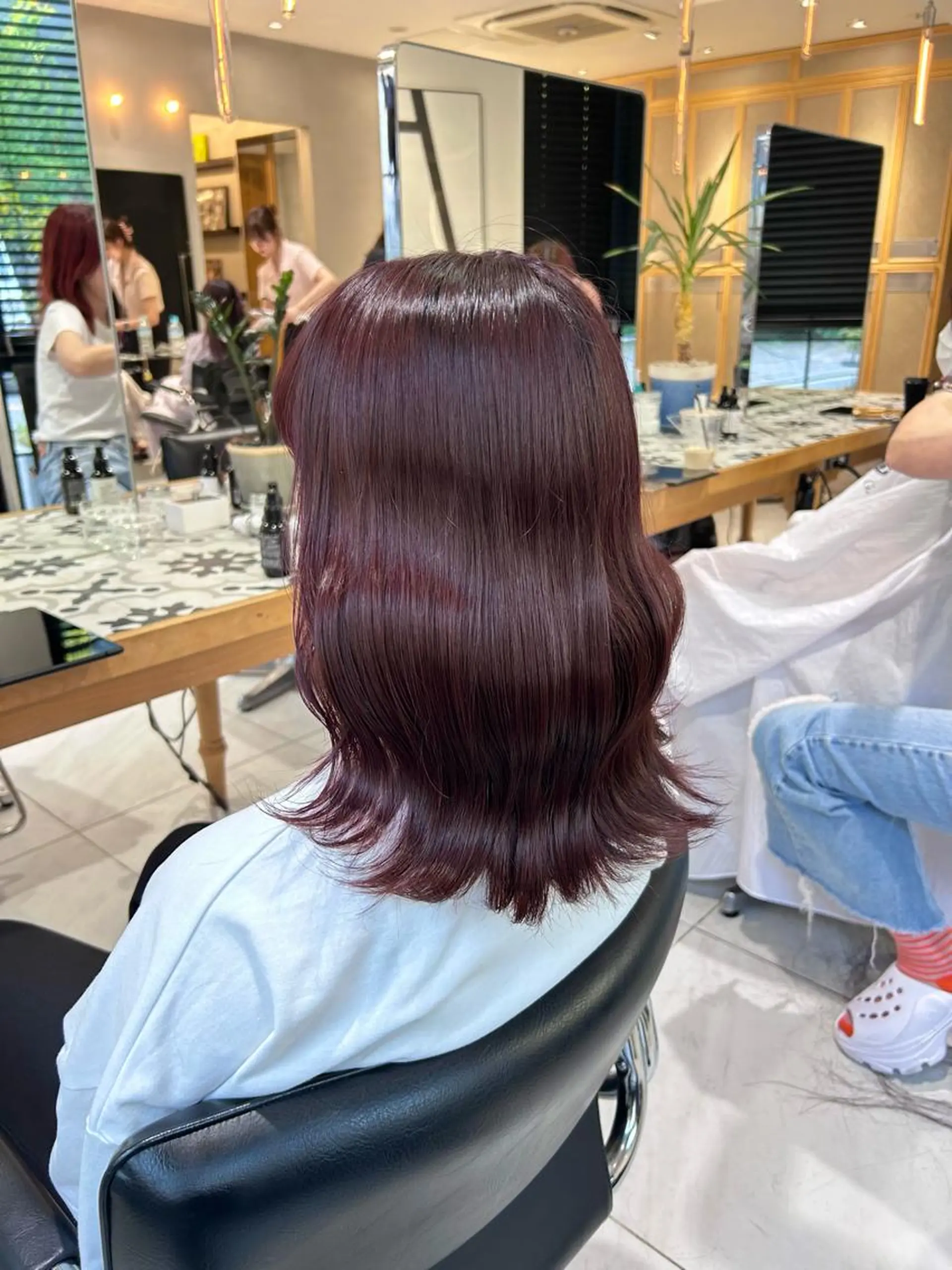 カラー ブリーチ ダブルカラー ブリーチなしカラー ヘアカラー トリートメント ヘッドスパ ヘアセット miko🪽地毛風/ ハイトーン/レイヤーのヘアスタイル
