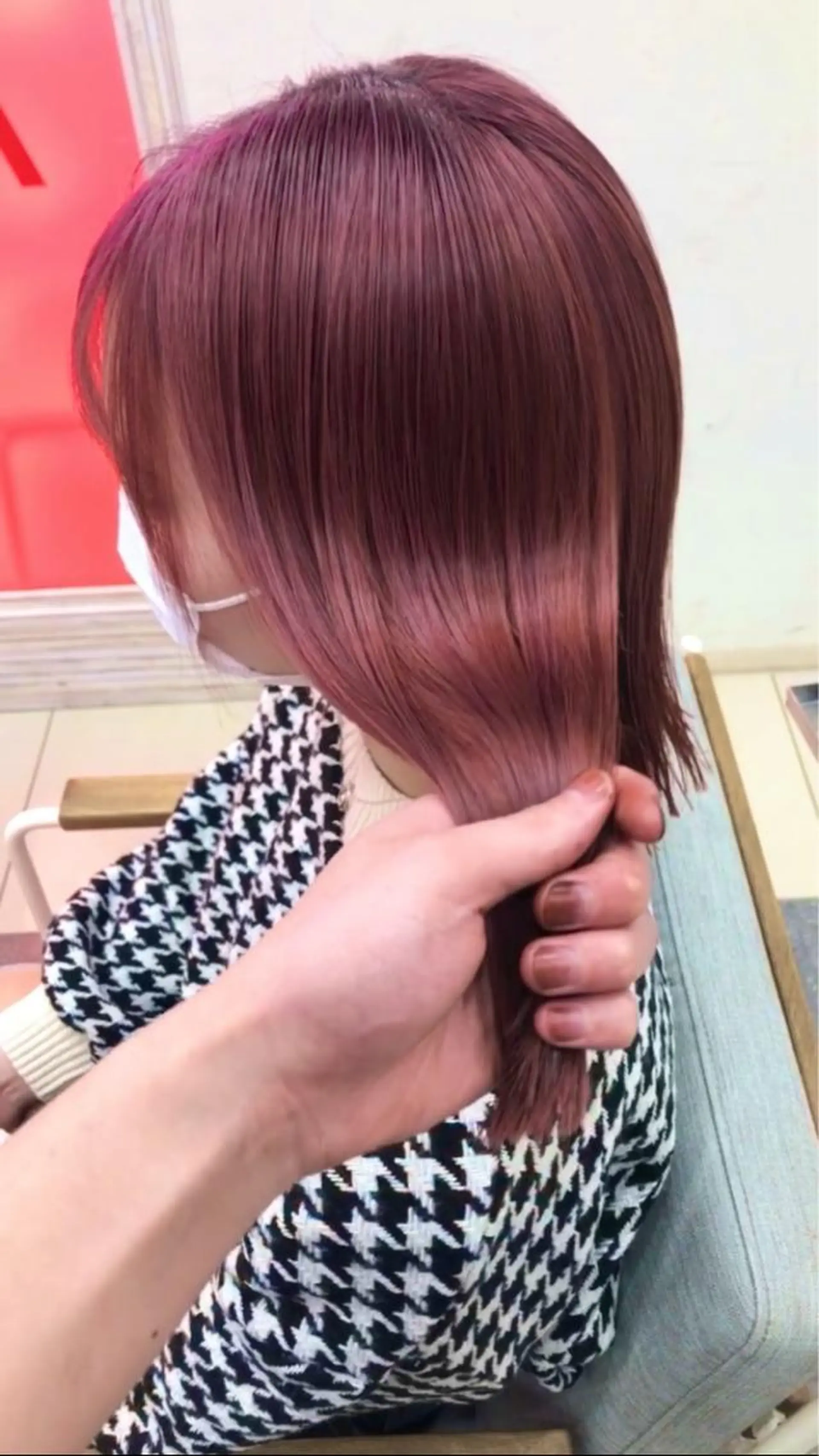 セミロング カラー 太白区/白髪ぼかし ハイライト/千葉達人のヘアスタイル