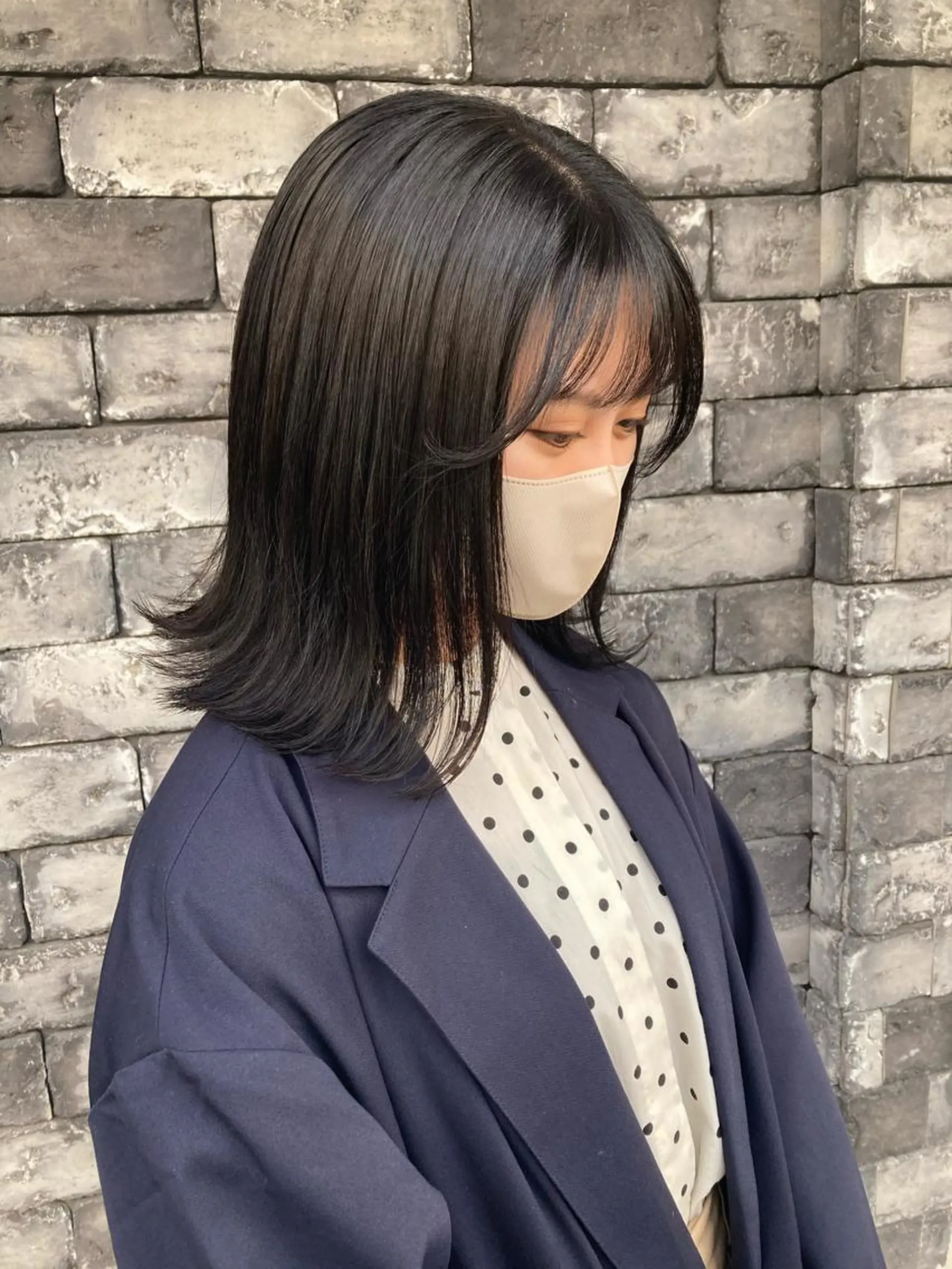 ミディアム カラー カット ヘアカラー 縮毛矯正 ✂️似合わせの魔術師 石田一樹✂️のヘアスタイル