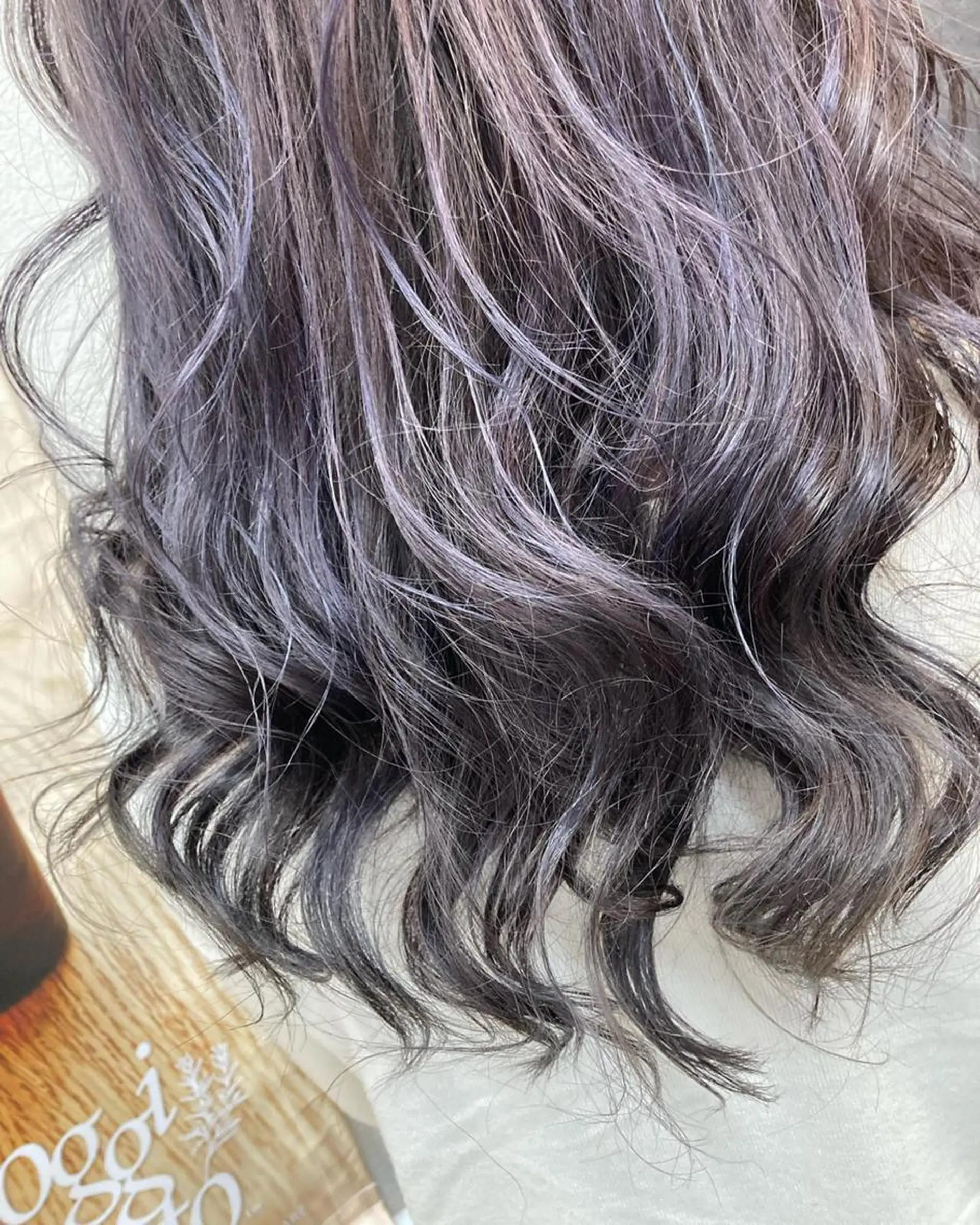 カラー グラデーションカラー ハイライトカラー ラベンダーカラー バイオレットカラー 髪質改善/透明感 カラー/内藤有須加のヘアスタイル
