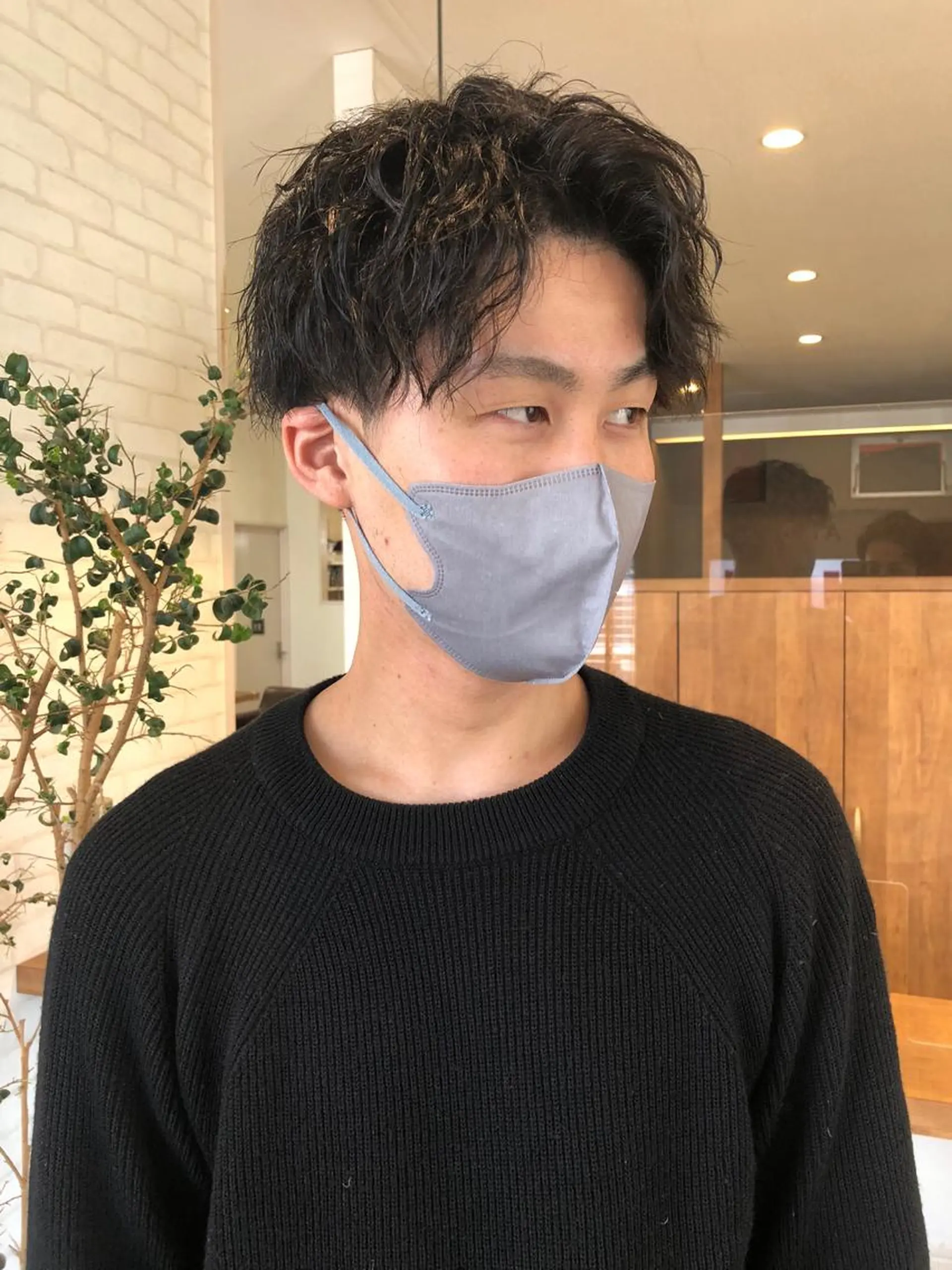 ショート カラー パーマ ヘアアレンジ メンズ ❣️倉敷❣️美髪 カラー能登一成のヘアスタイル