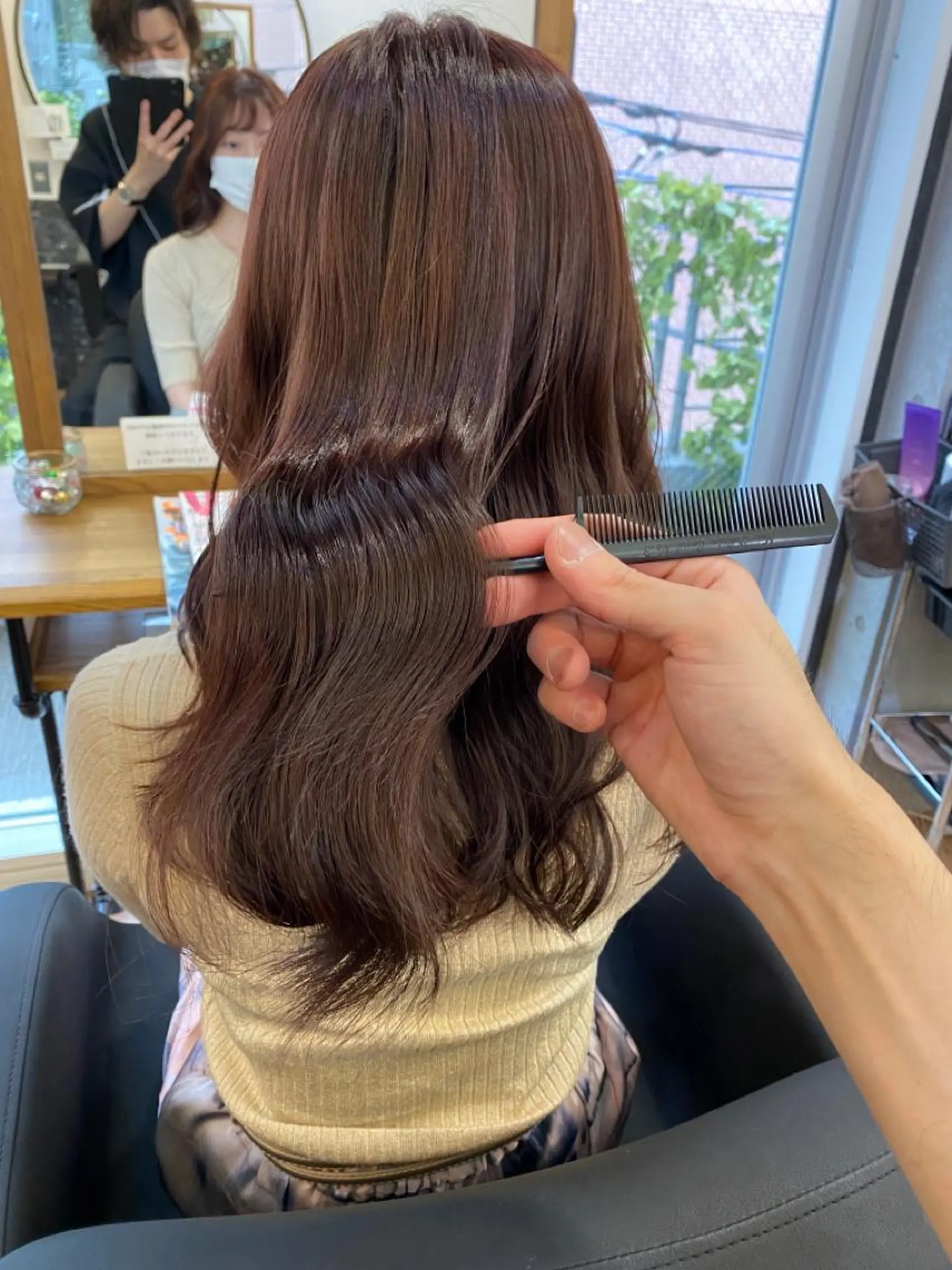 セミロング カラー 似合わせレイヤー 🇰🇷荒木洋文のヘアスタイル