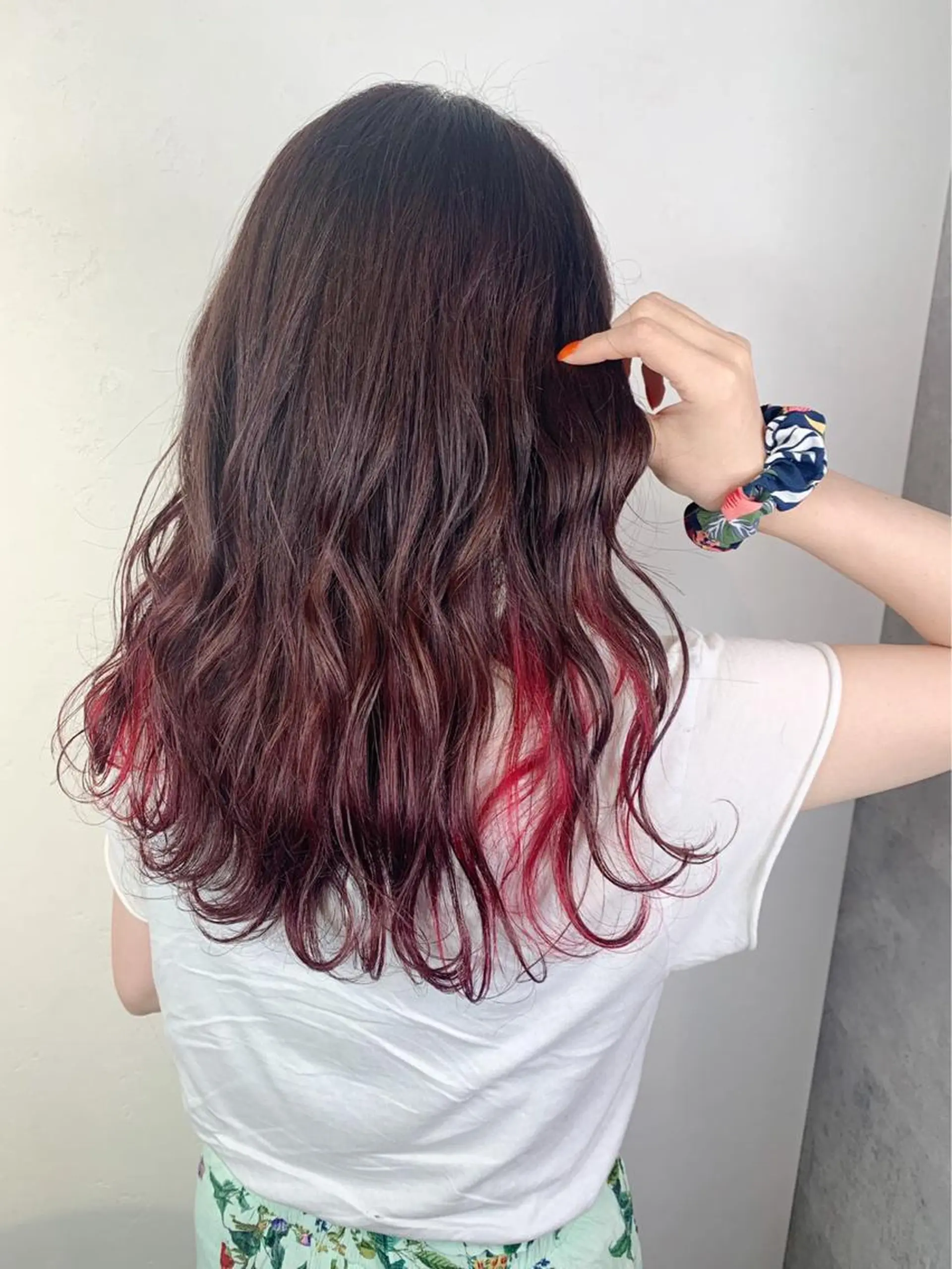 セミロング カット ヘアカラー トリートメント _WHITE 天神店のヘアスタイル