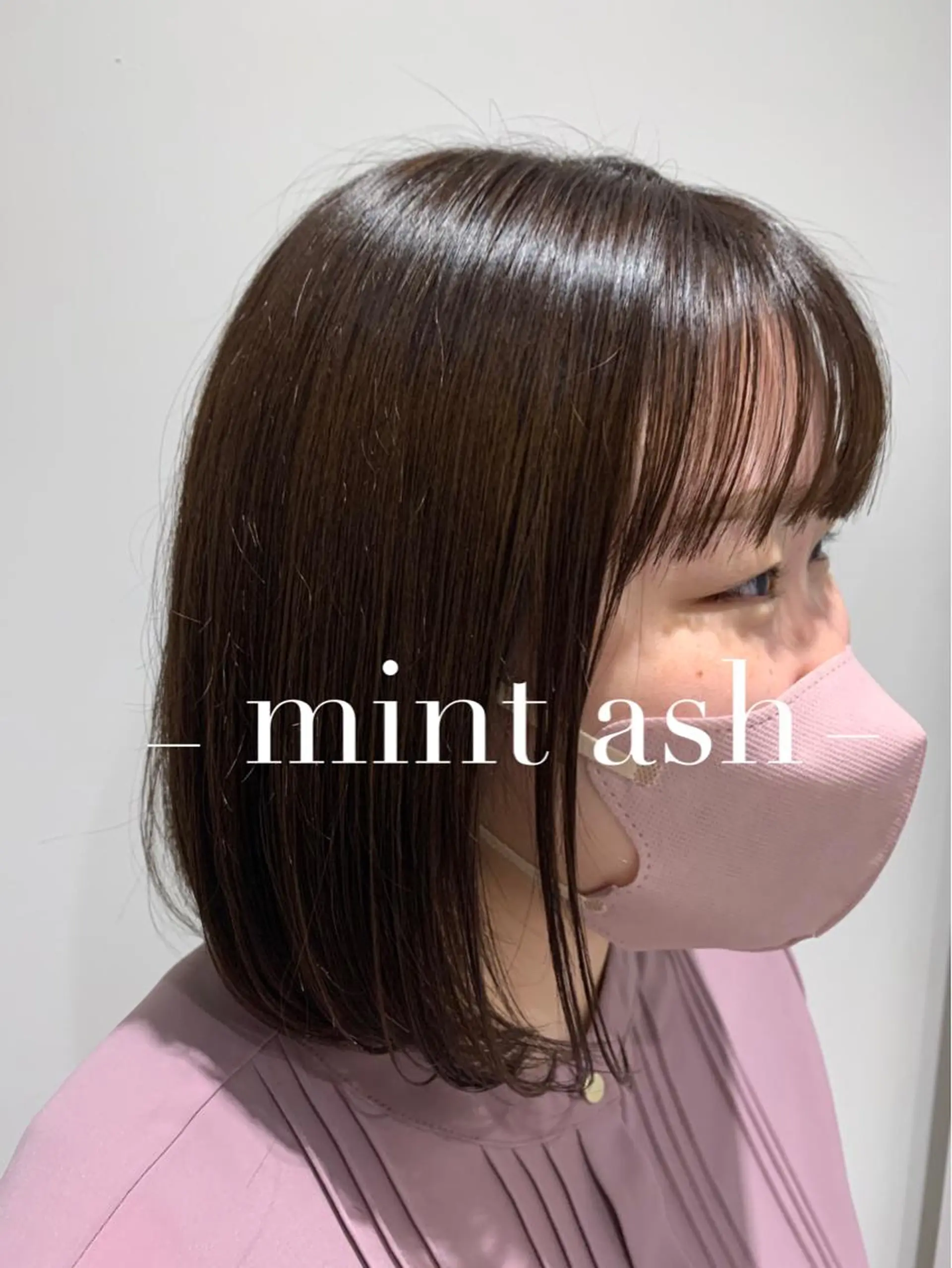 ショート カラー アッシュ ミント ボブ 🫧 みゆ🫧のその他イメージ