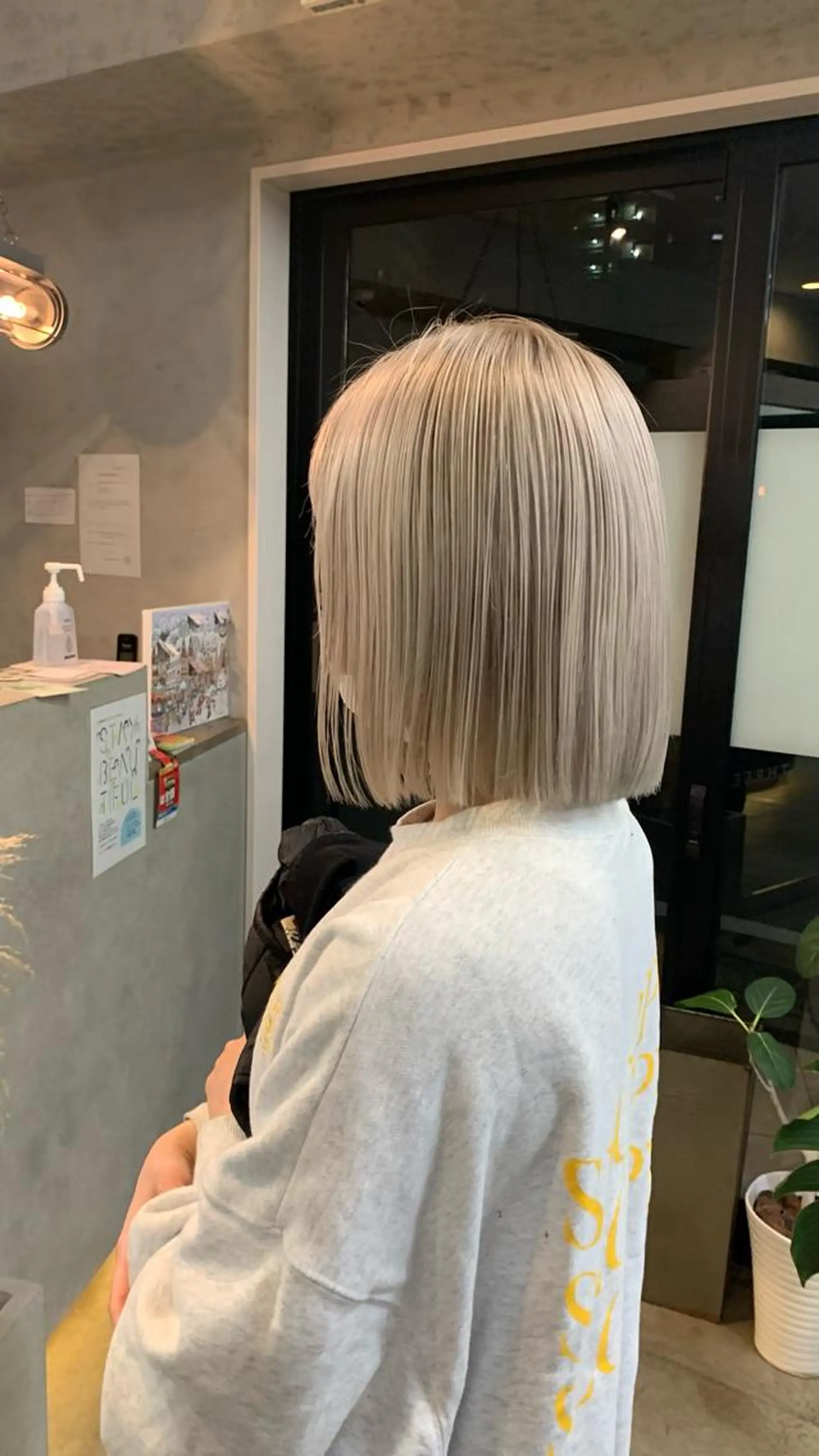 ミディアム カラー カット ヘアカラー トリートメント Haru/THREE …by velvetのヘアスタイル