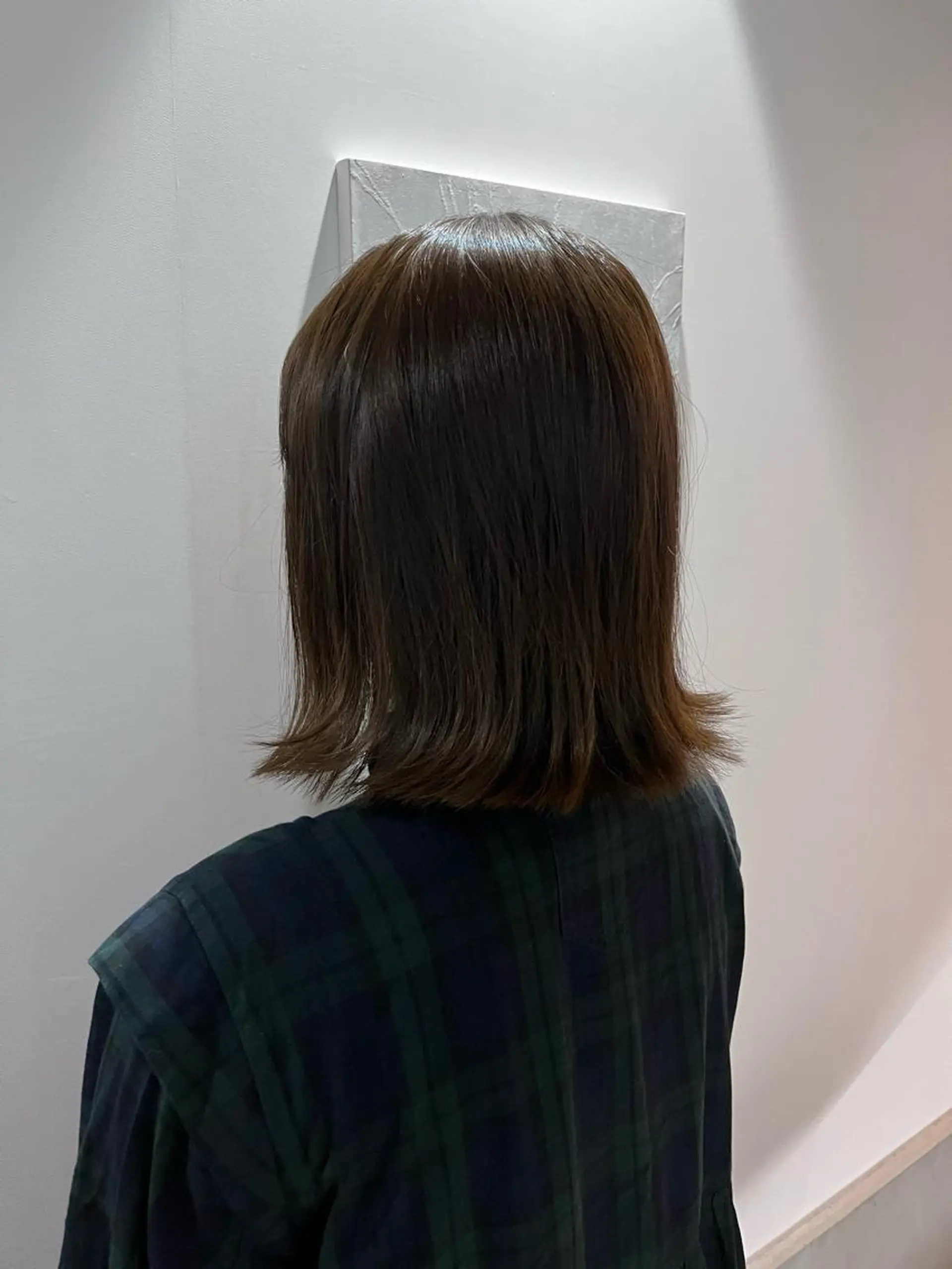 ミディアム ボブ 外ハネヘア 似合わせパーマ/ 山本銀次郎のヘアスタイル