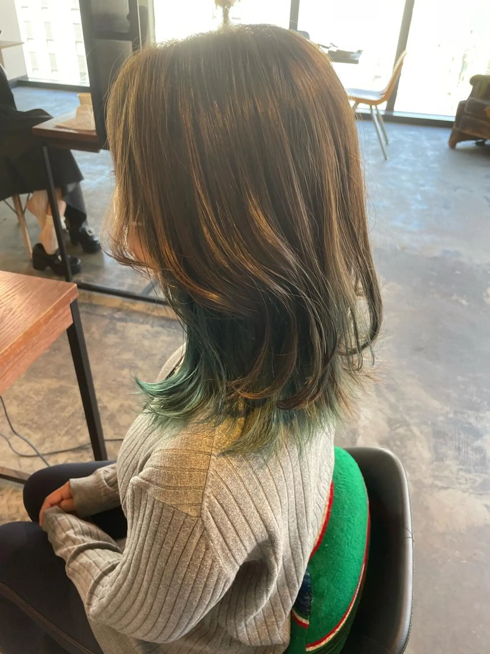 ミディアム メンズ/パーマ/ ブリーチ/KAITOのヘアスタイル