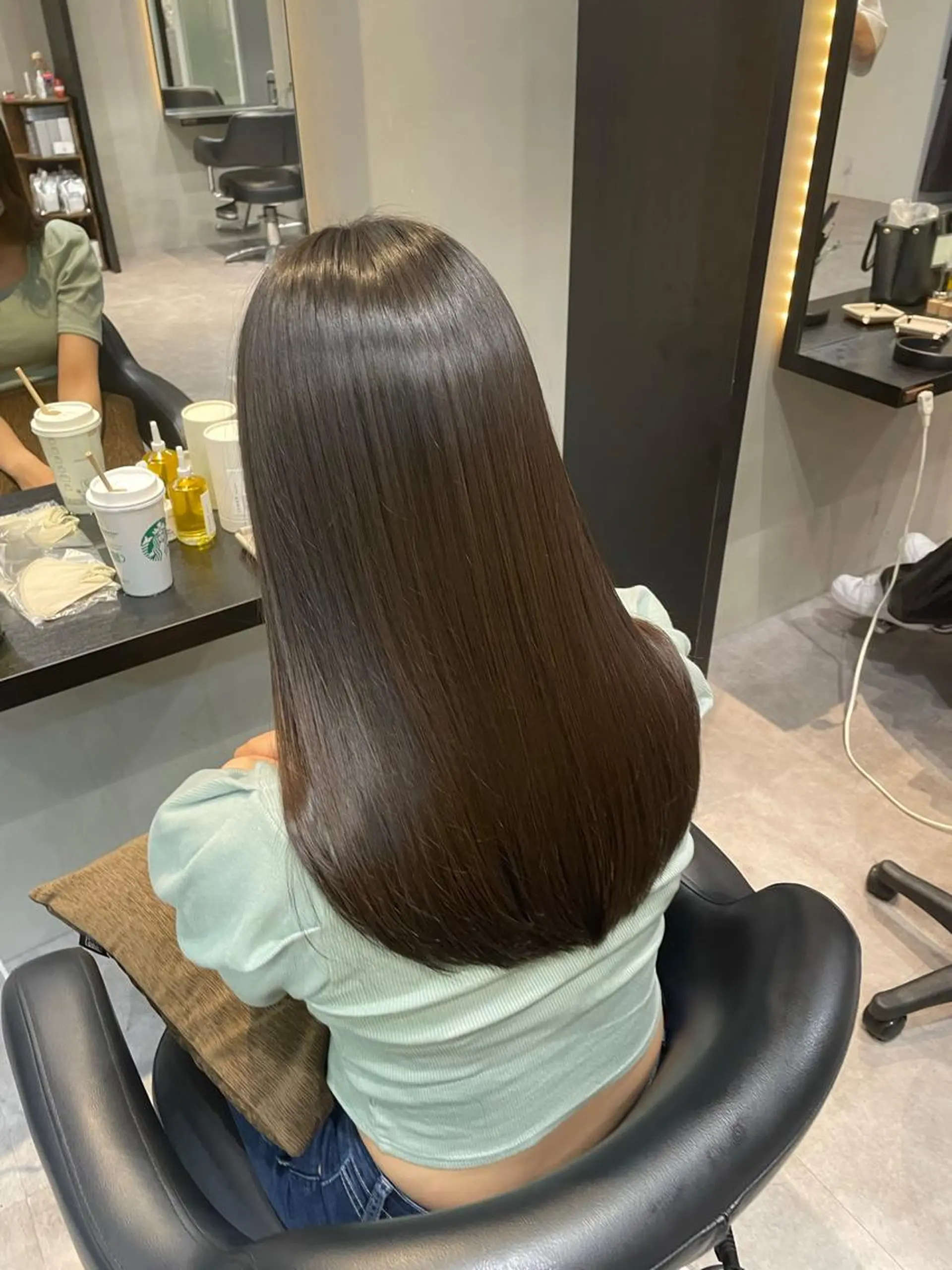 セミロング トリートメント カットモデル募集 ミネのヘアスタイル