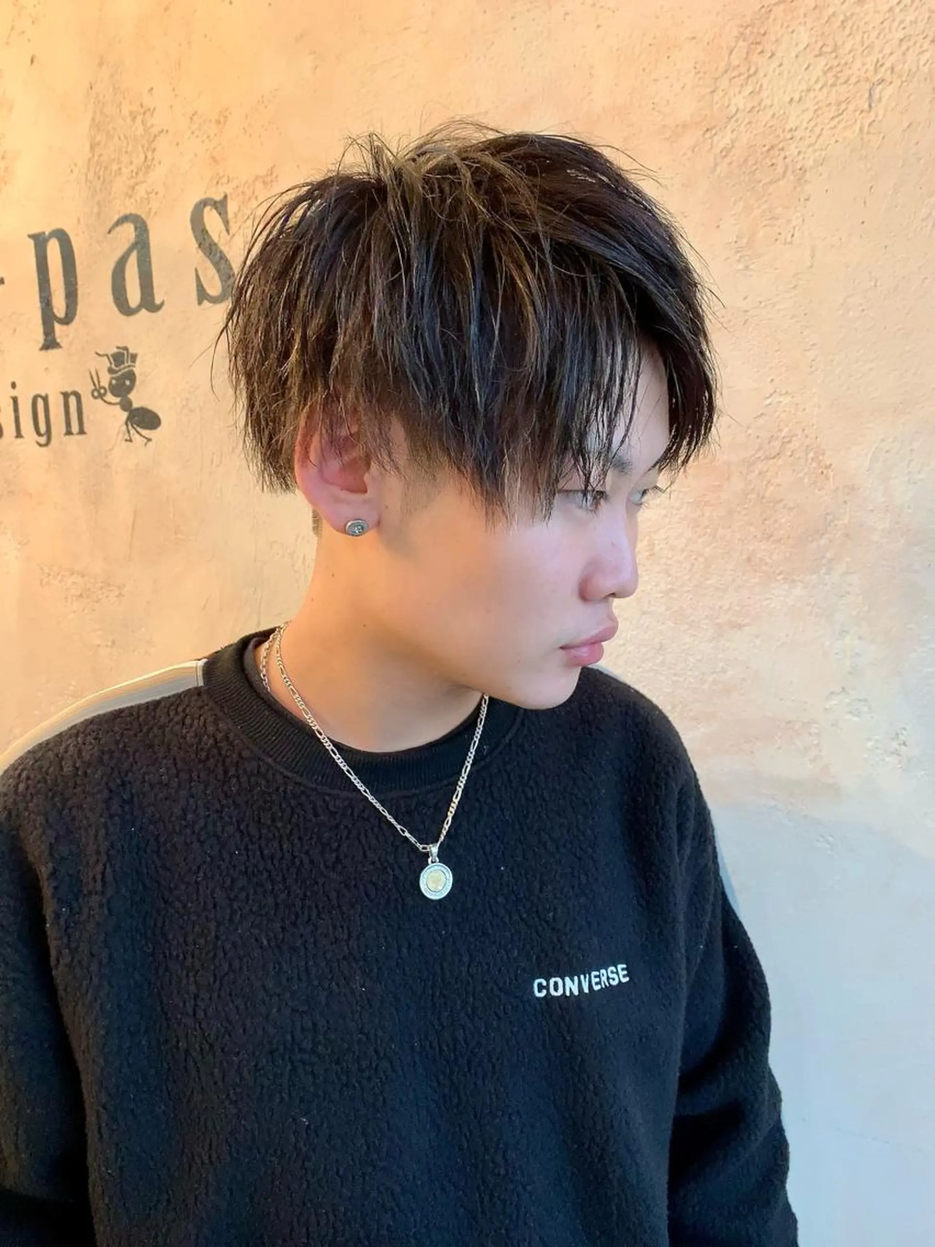 パーマ メンズ 水戸内原🐜 メンズ郡司裕紀のヘアスタイル