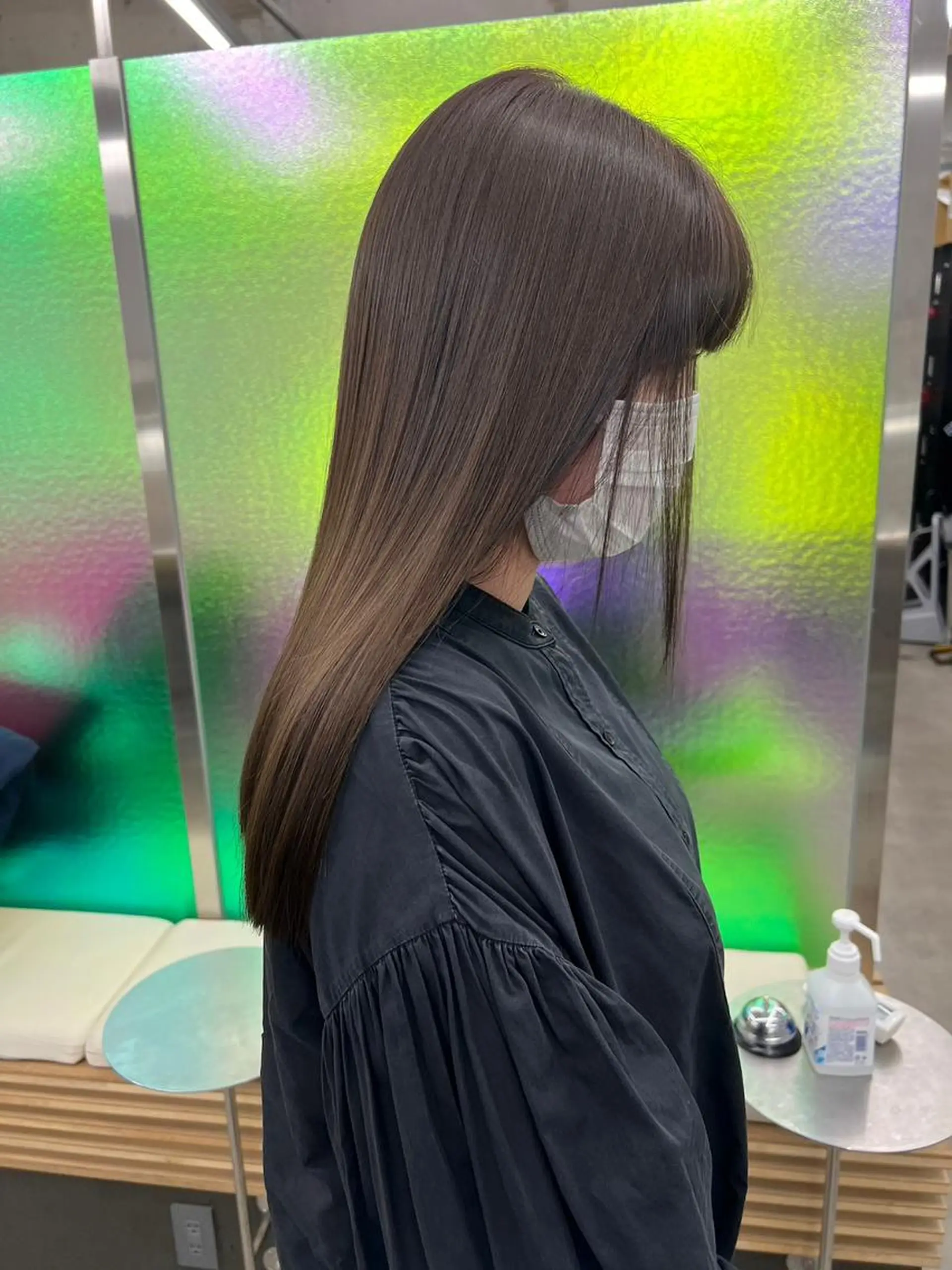 ショート カラー パーマ ヘアアレンジ アディクシーカラー アッシュ ベージュカラー ブラウンカラー ブラウンベージュ カット ヘアカラー トリートメント 【ヘアケア特化型】 newi天王寺のヘアスタイル