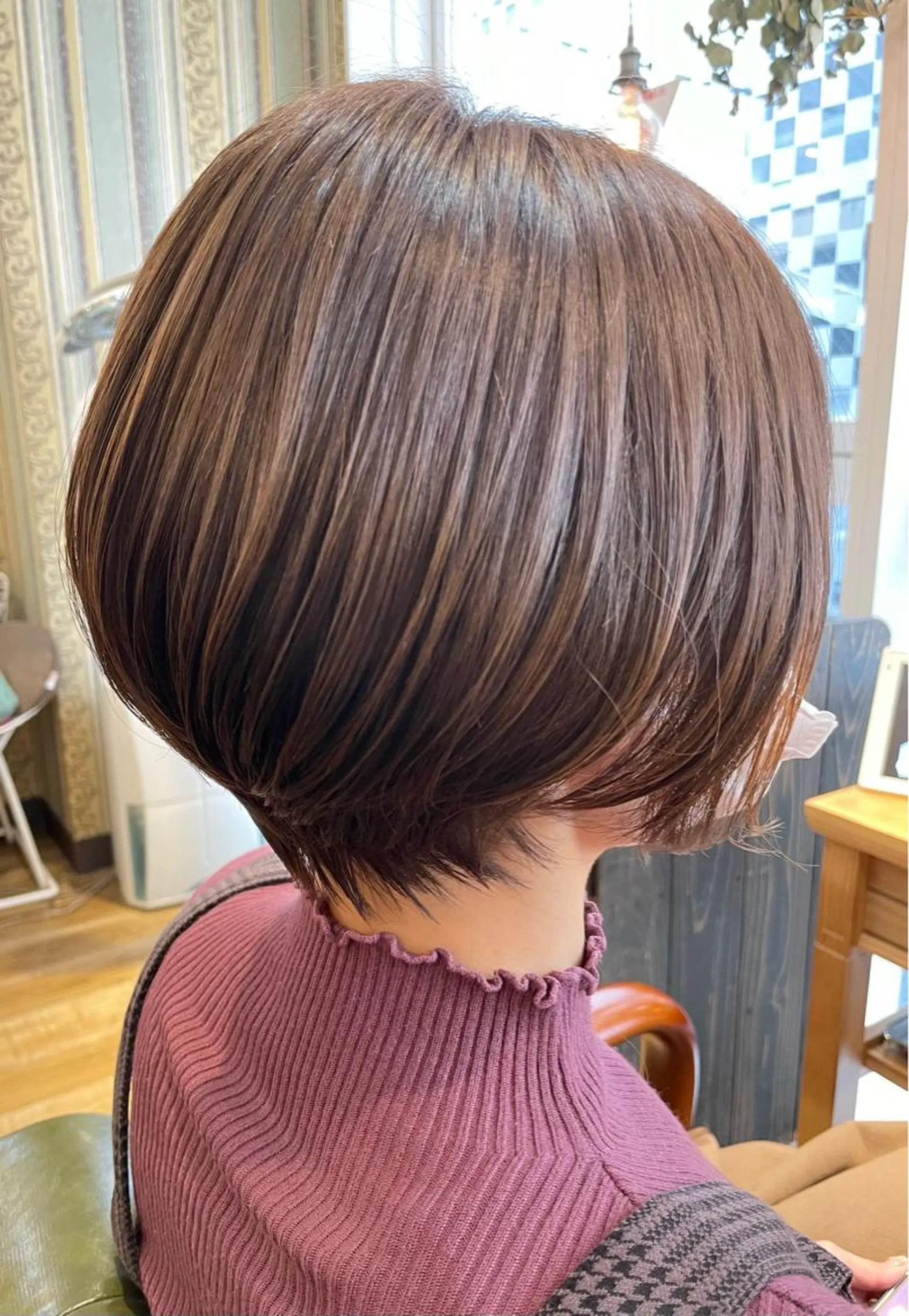 ショート カラー カット ヘアカラー トリートメント 佐藤 美幸のヘアスタイル