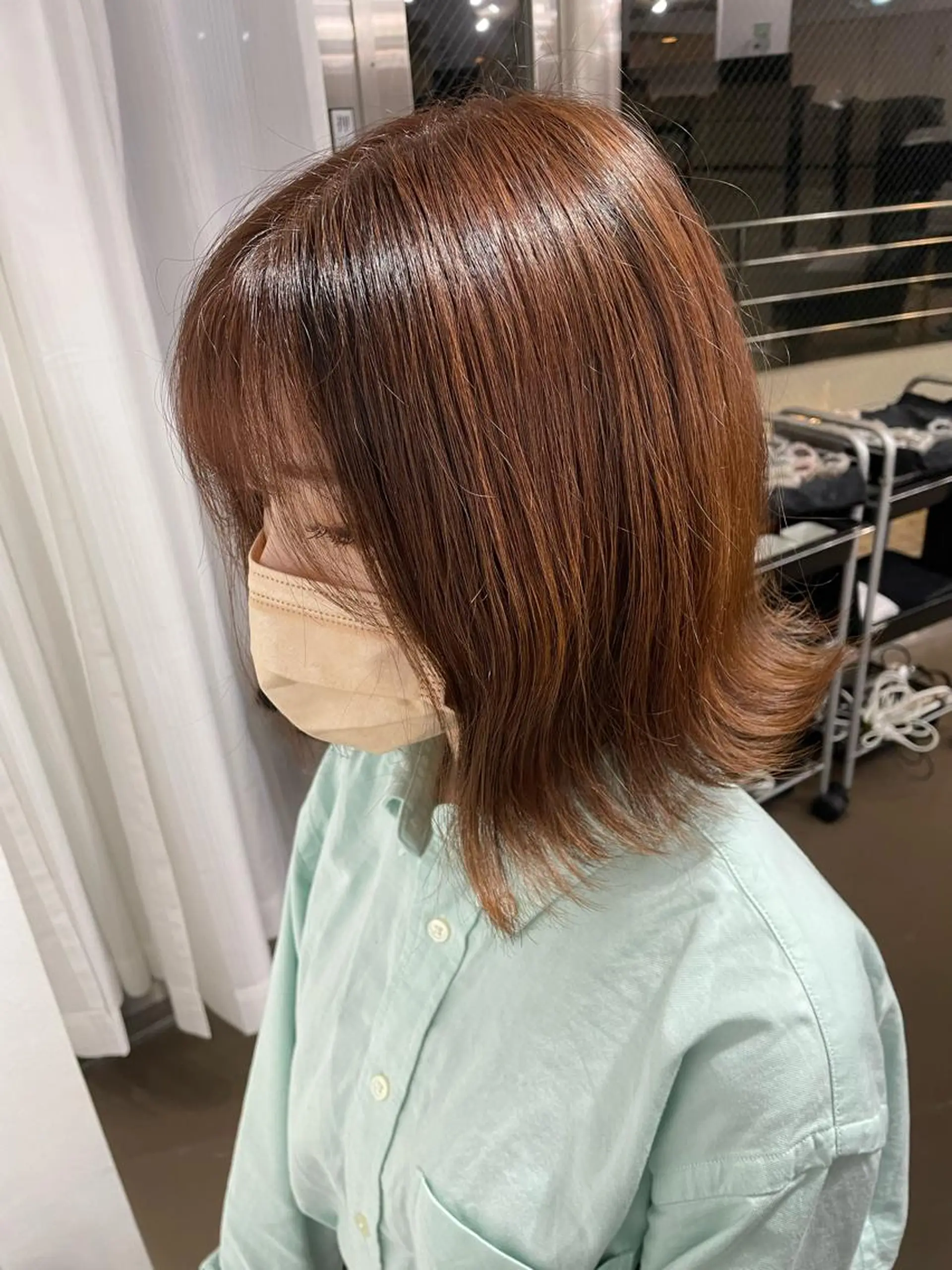 ショート ボブ ヘアカラー 【ioe岡本】🐶 向井歩のヘアスタイル