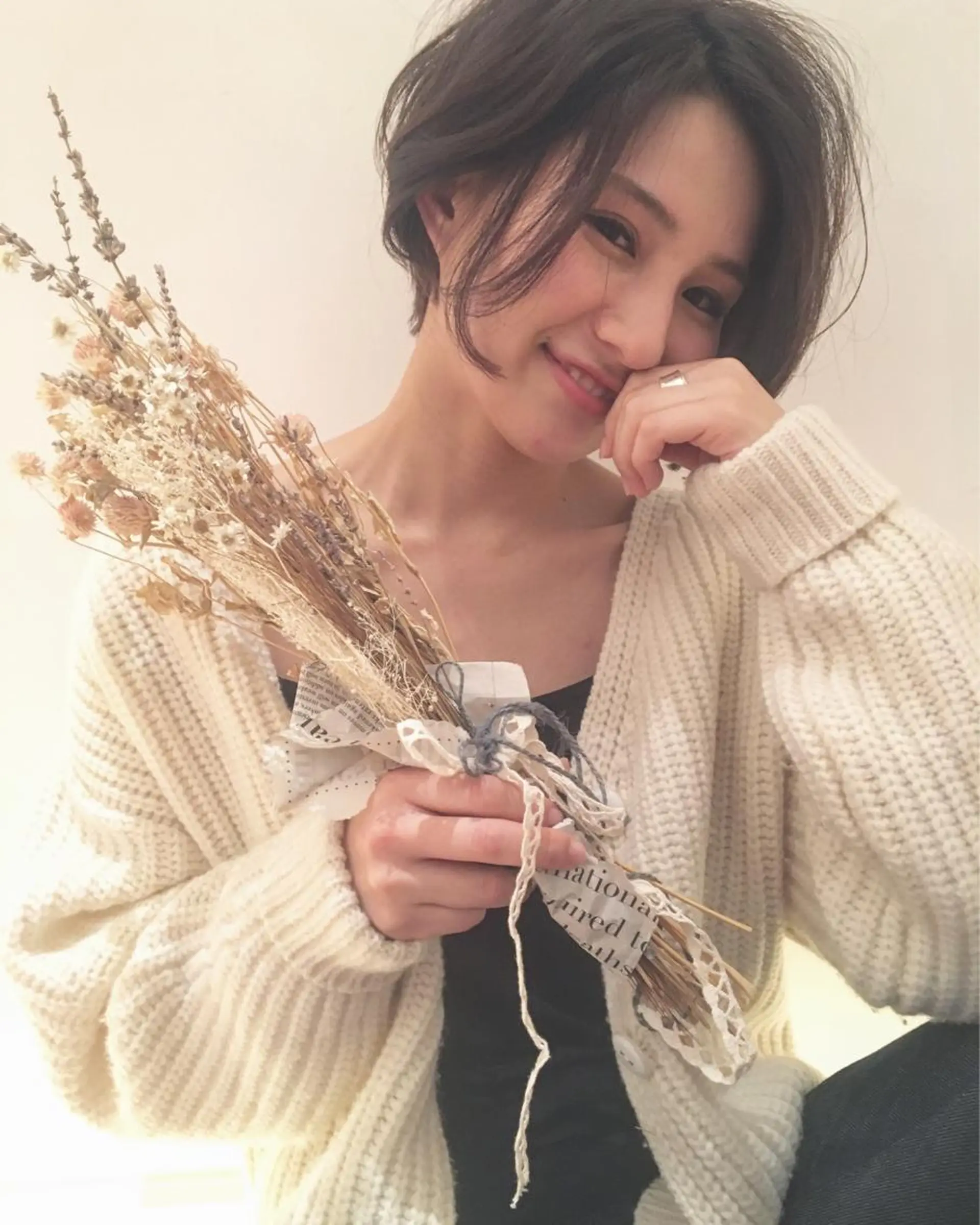 ショート カラー パーマ 店長/mao/ 前髪/顔周りカットのヘアスタイル