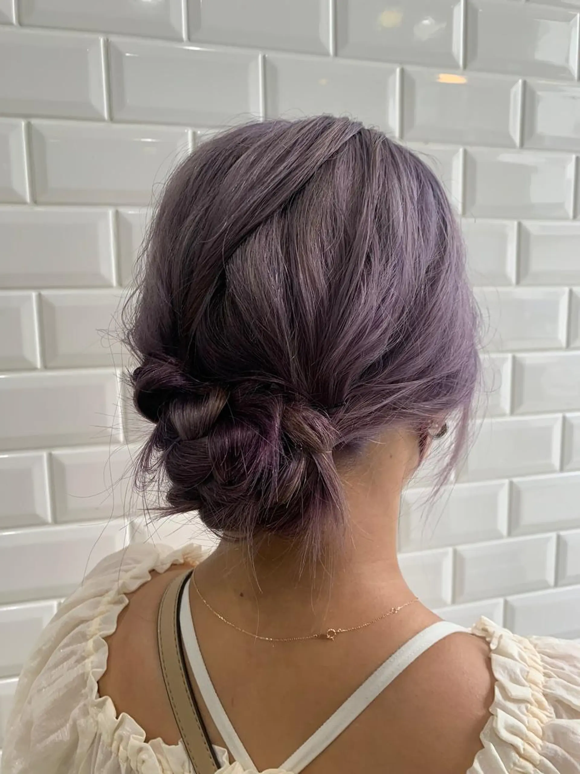 セミロング カラー APPiiS 柳田 葵のヘアスタイル