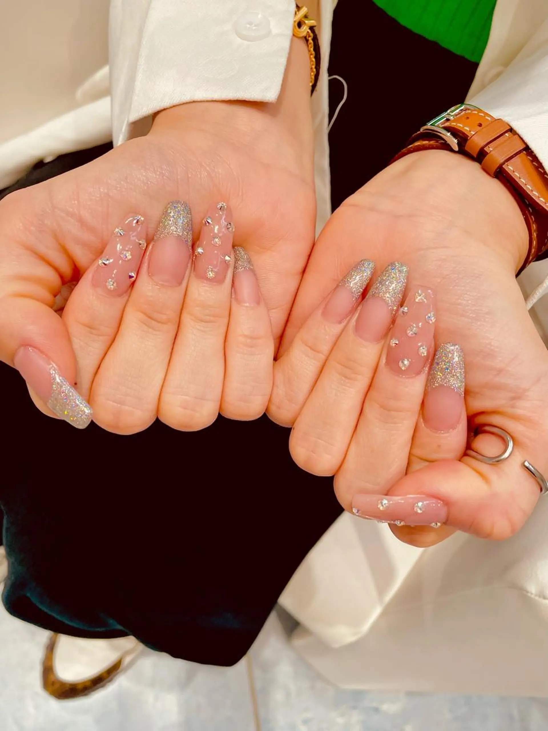 ミディアム ネイル ハンドネイル shimizu yuuのネイルデザイン