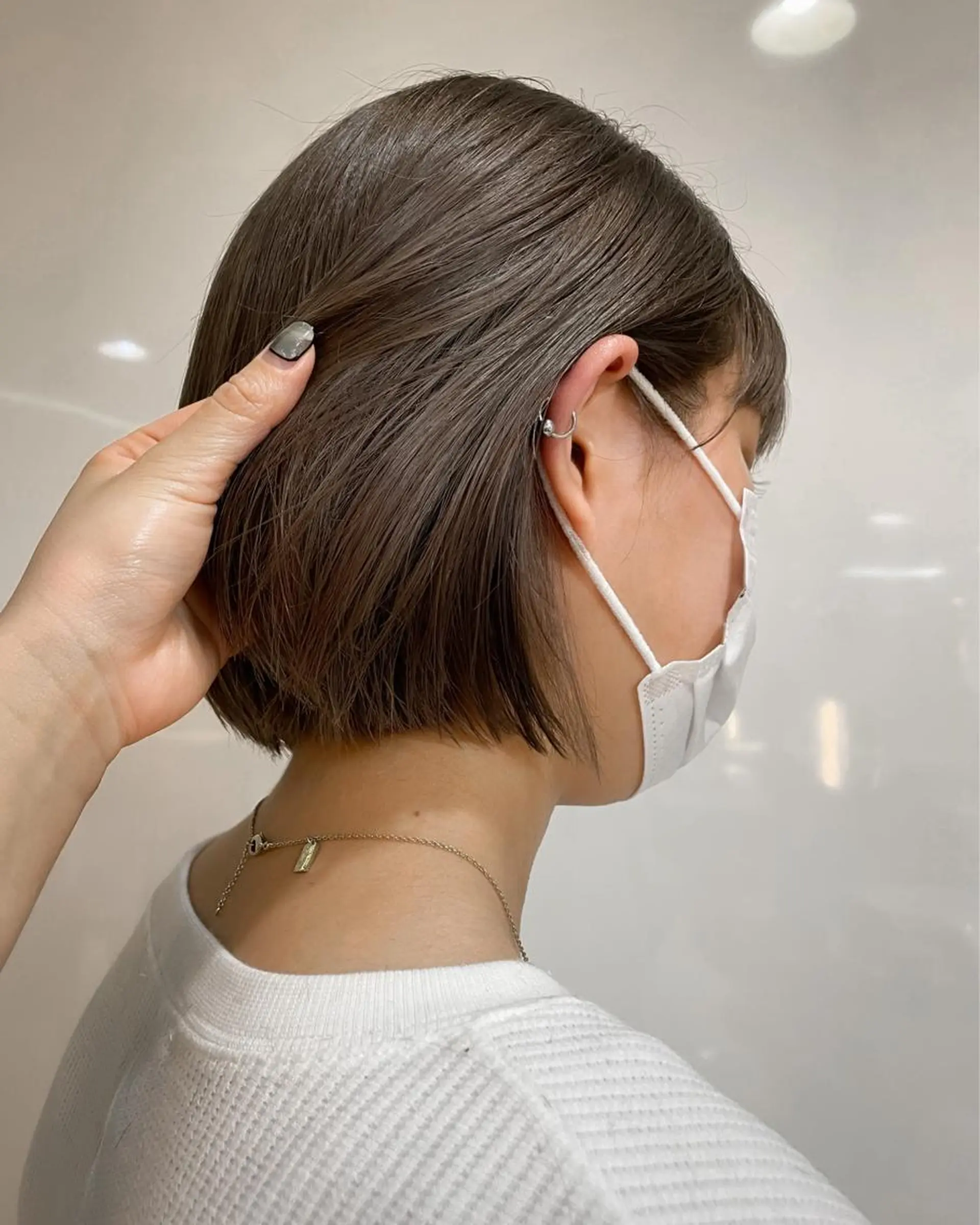 ショート カラー ハイトーン/ブリーチ /ウルフ⛓️MAKIのヘアスタイル