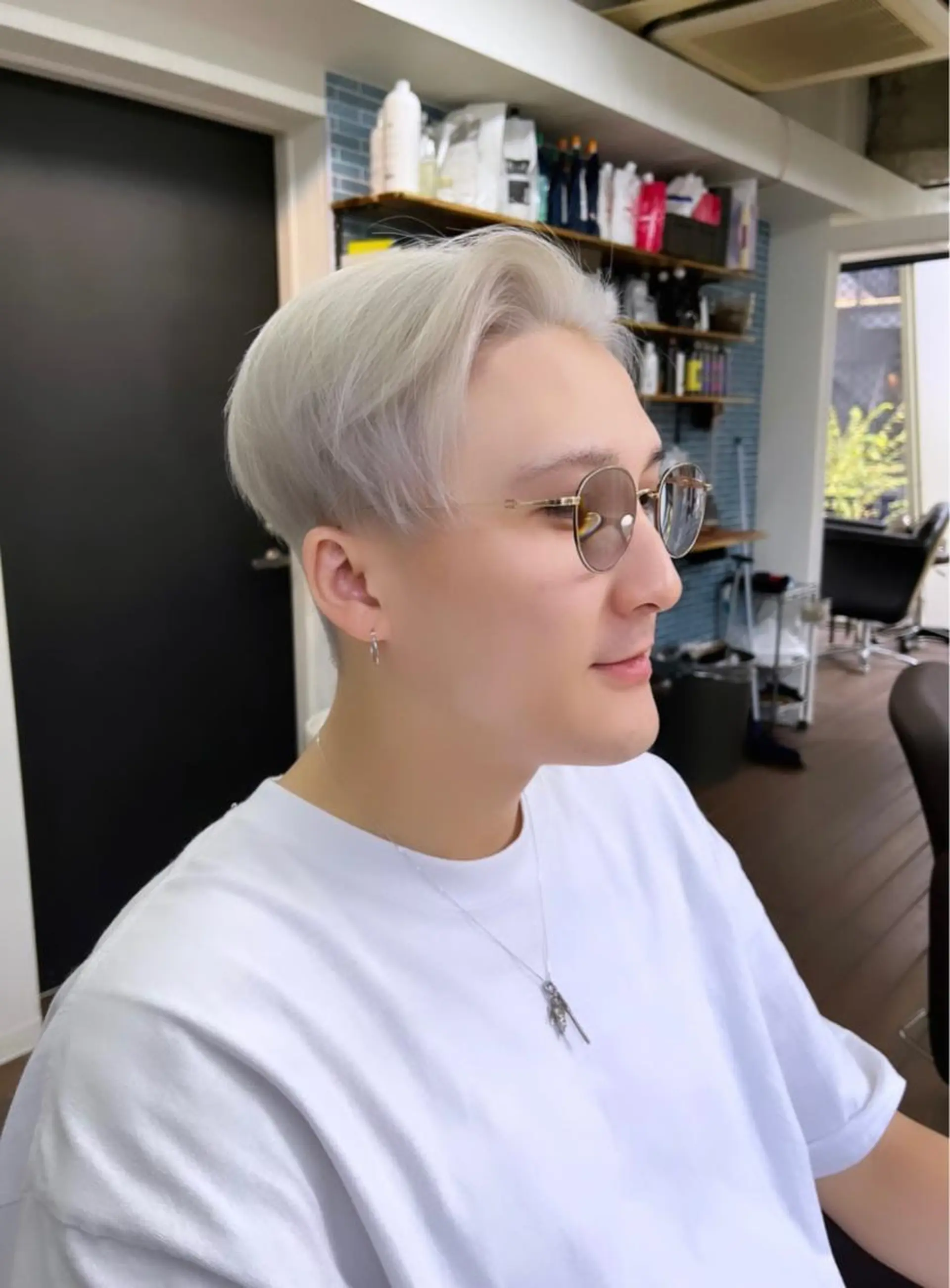 ショート カラー メンズ カット ヘアカラー 韓国レイヤー/艶髪 WATSUKIのヘアスタイル