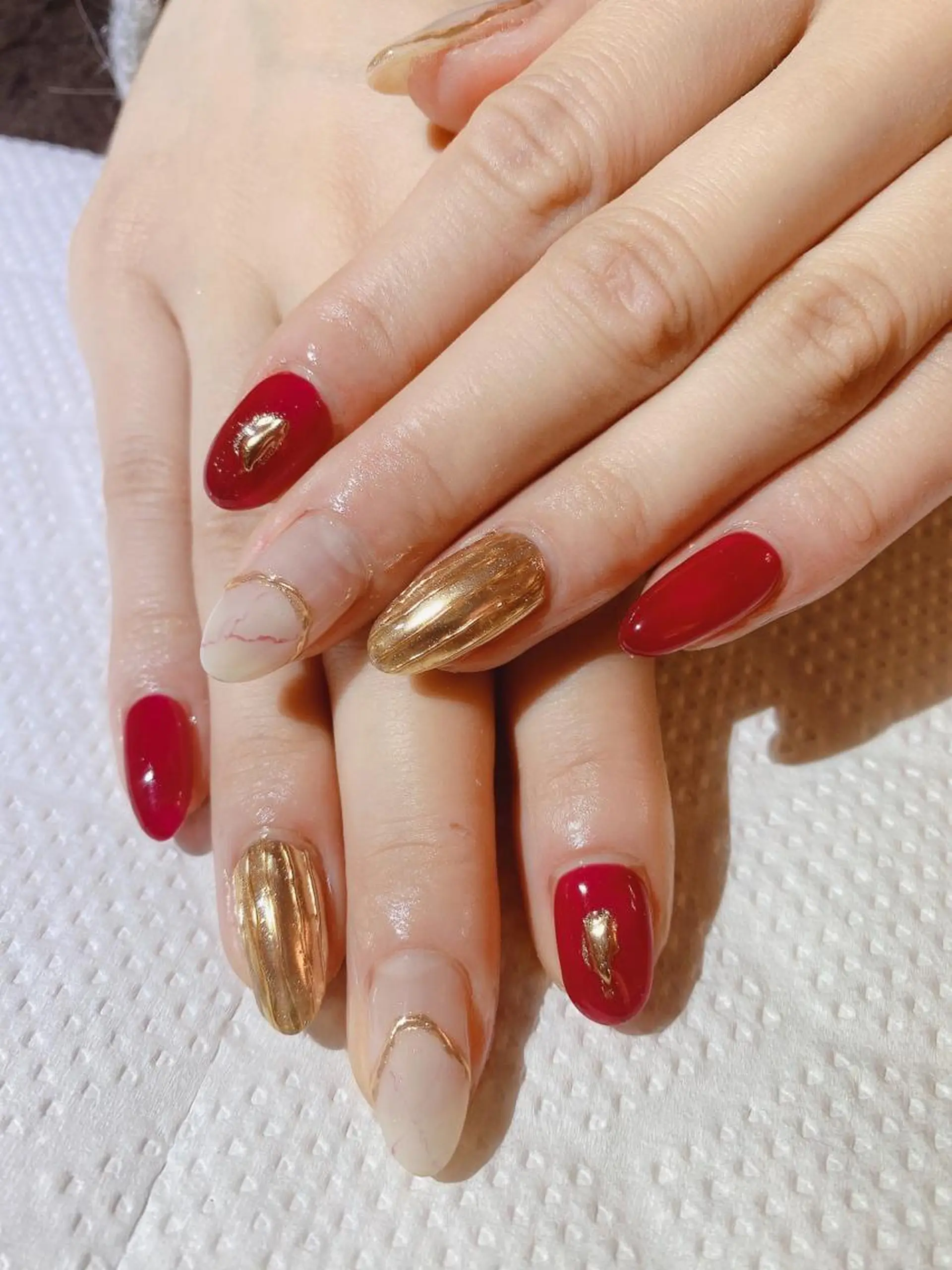 セミロング shandy nailのネイルデザイン