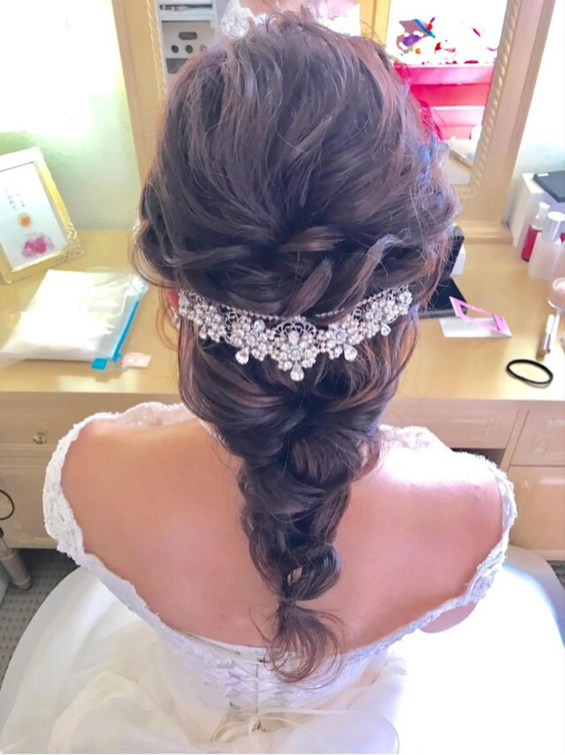 ロング ヘアアレンジ ヘアセット 池田 景子のヘアスタイル