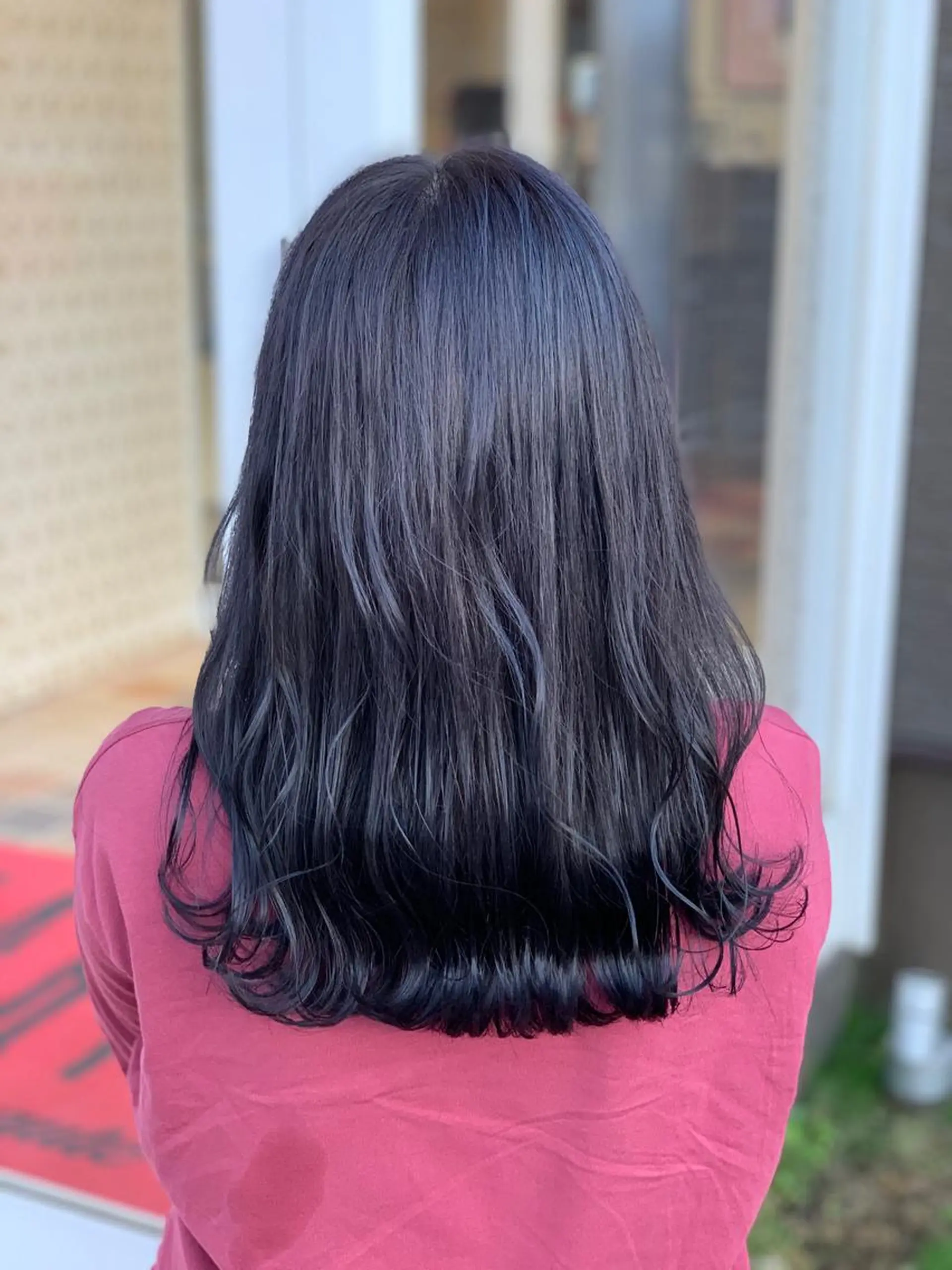 ロング カラー 坂井 水菜美のヘアスタイル