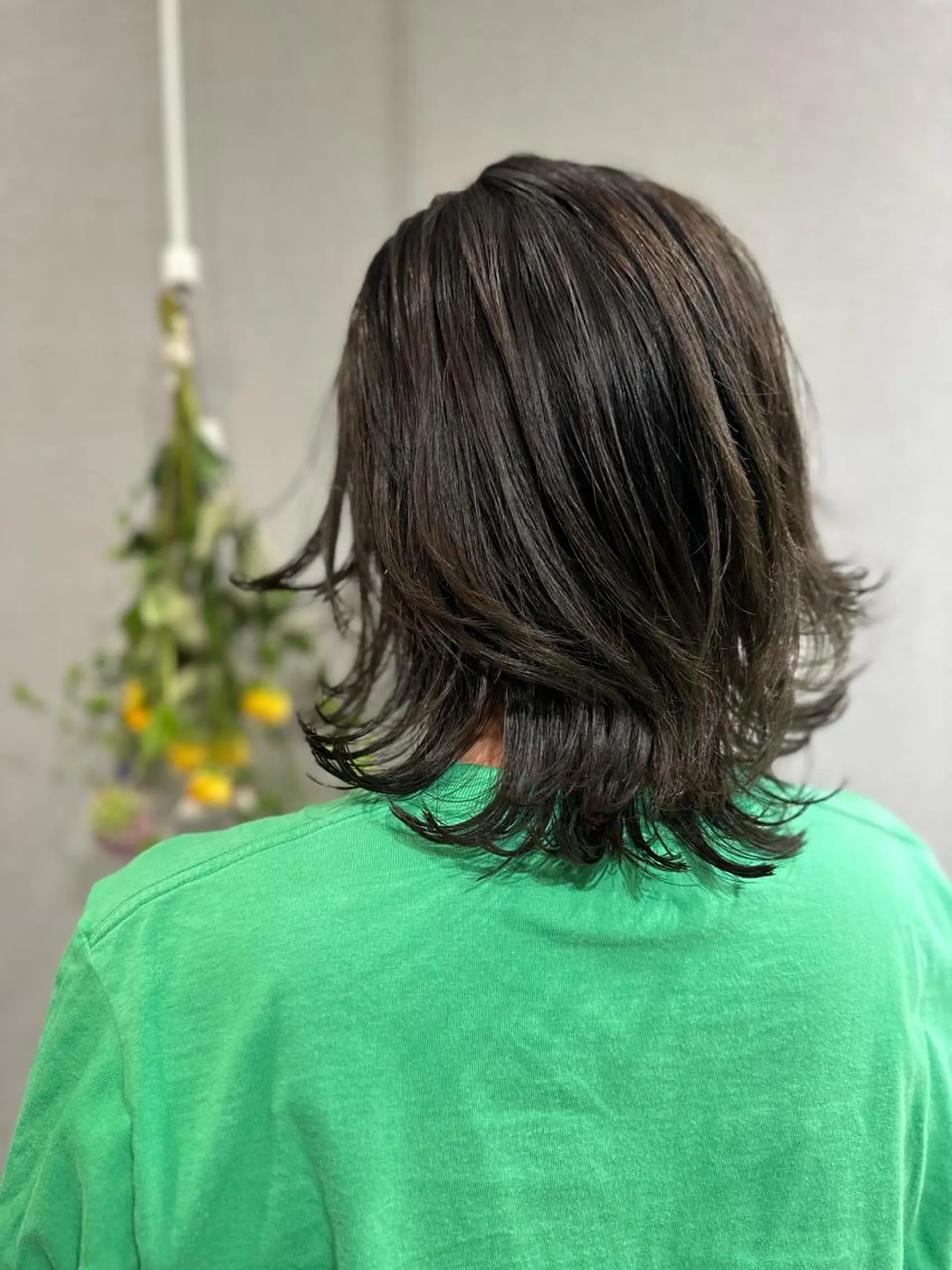 ミディアム カラー 韓国風ヘア カット K Harukaのヘアスタイル