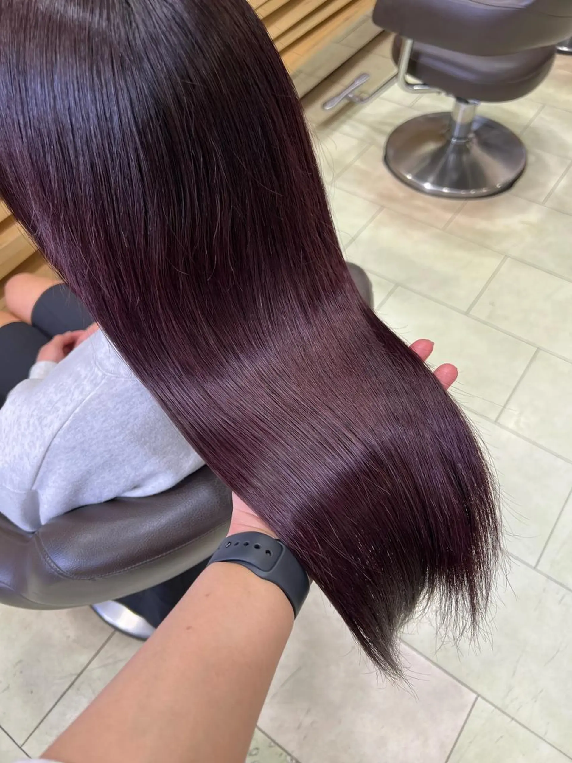 ロング カラー ヘアアレンジ 髪質改善 トリートメント チャンモリパーマ/韓 国/Minami🦋のヘアスタイル