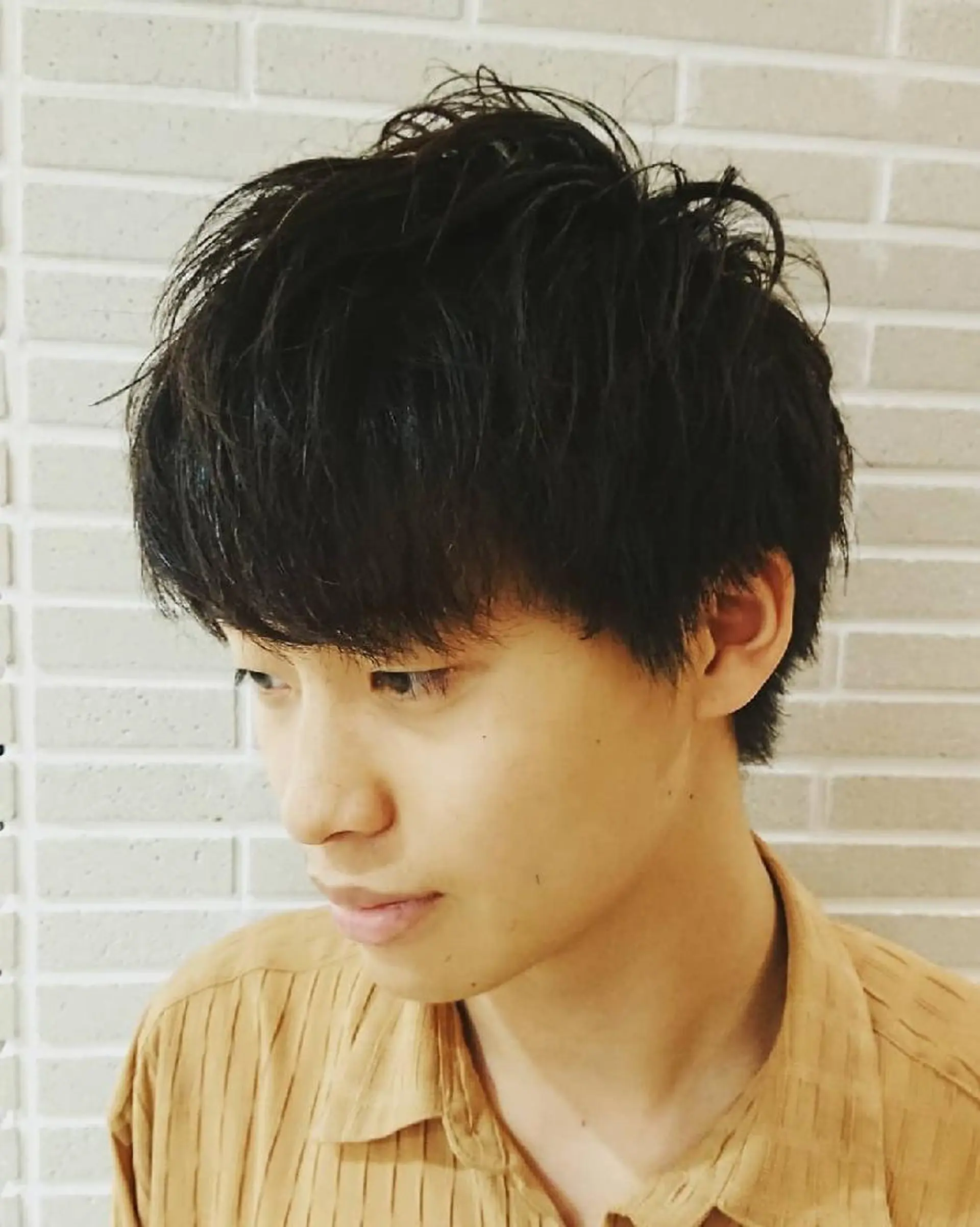 メンズ カラー パーマ ヘアアレンジ カット パーマ ブリーチ/ヘアケア/ 艶髪/イギチハルのヘアスタイル