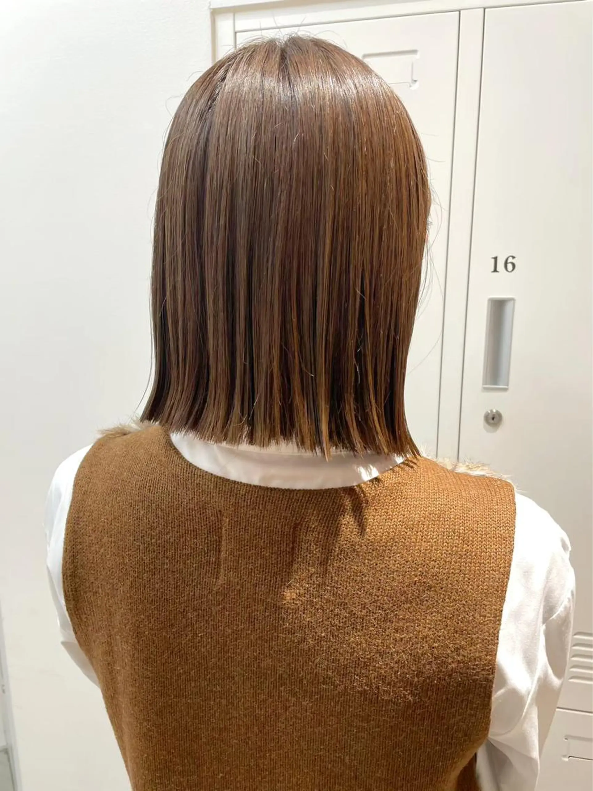 ミディアム カラー カット ヘアカラー トリートメント 似合わせ美髪ヘア✨ 天王寺.阿倍野🌈のヘアスタイル