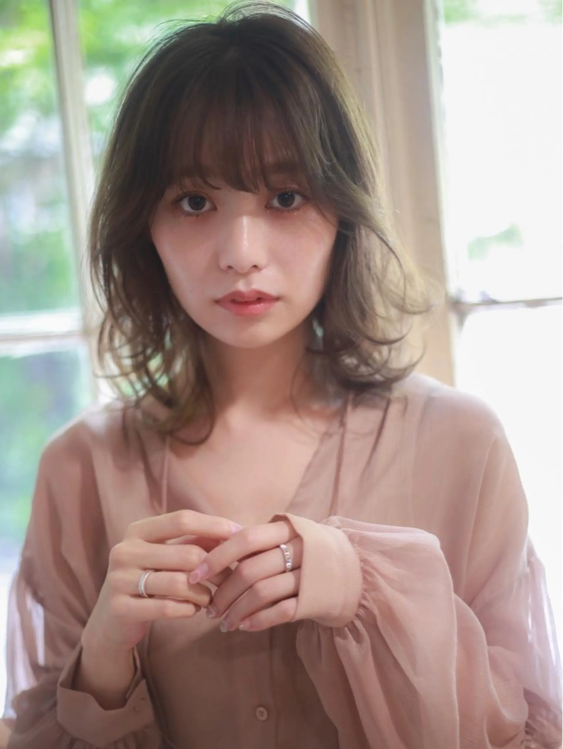 セミロング カラー パーマ ヘアアレンジ メンズパーマ特化🔥 ツイスパ/シャドウのヘアスタイル