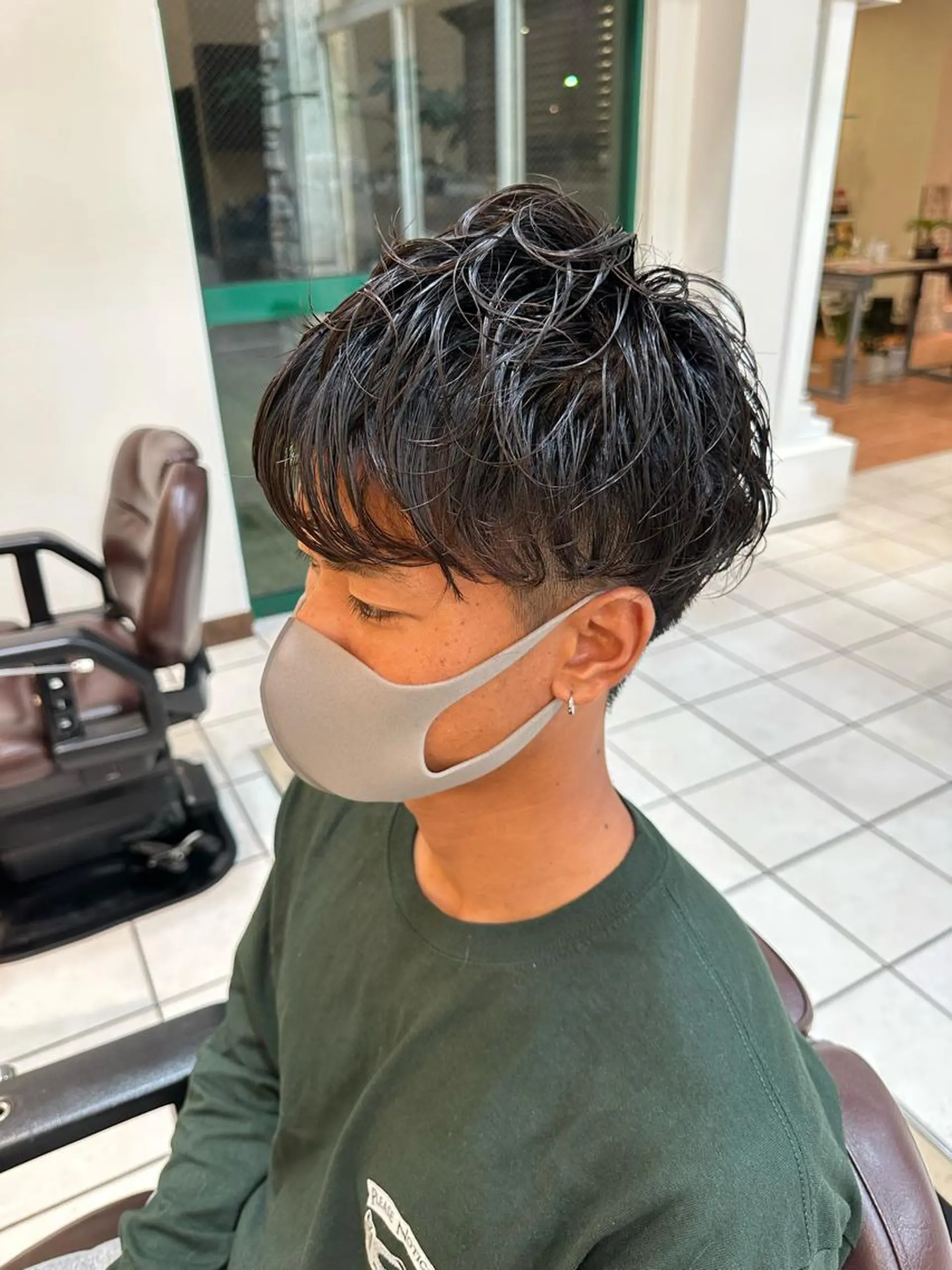 パーマ メンズ 鈴木 レナのヘアスタイル