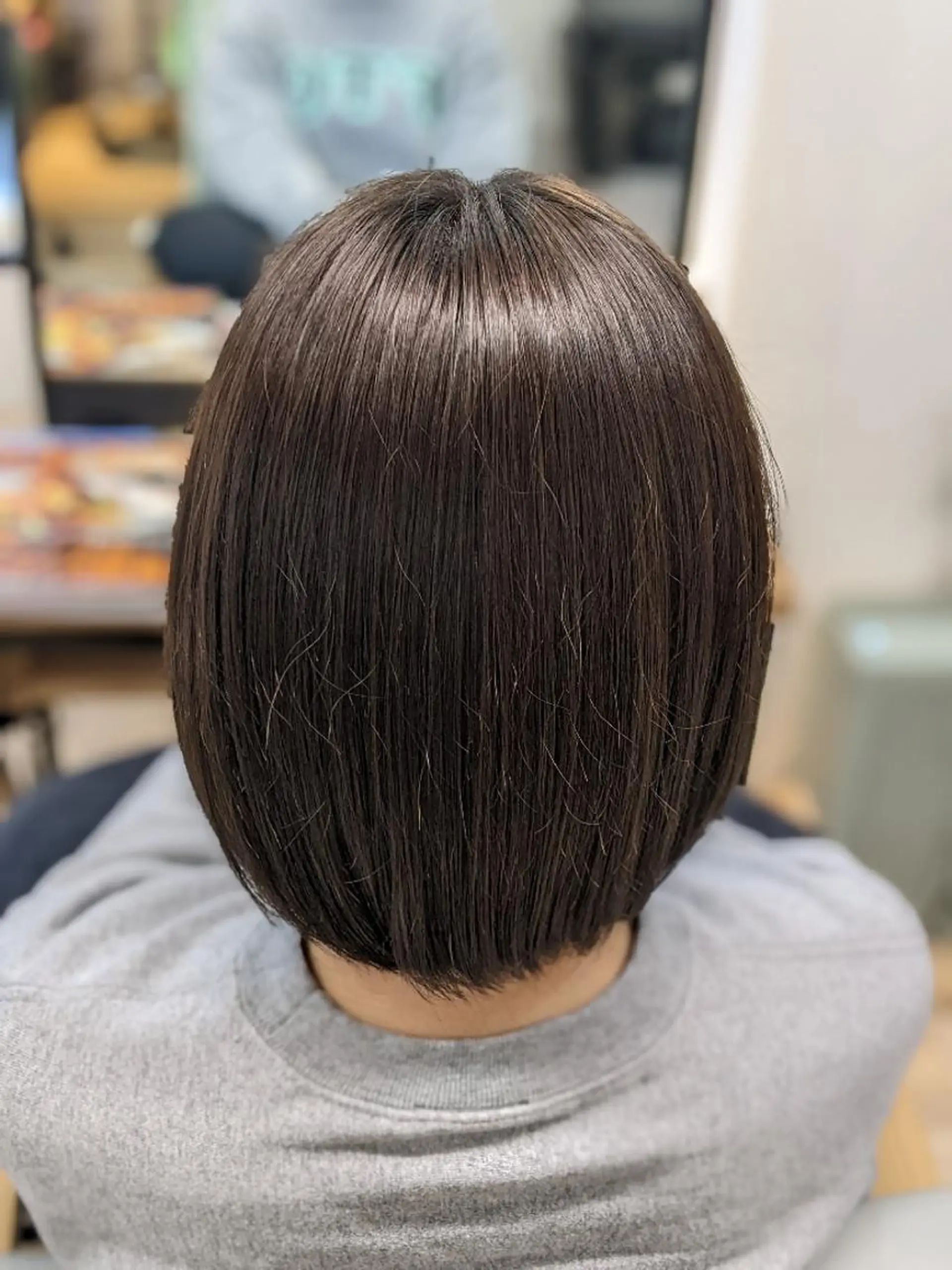 ミディアム カラー オリーブカラー トリートメント ヘアカラー Kokeshi/吹上 /Rymlhairのヘアスタイル