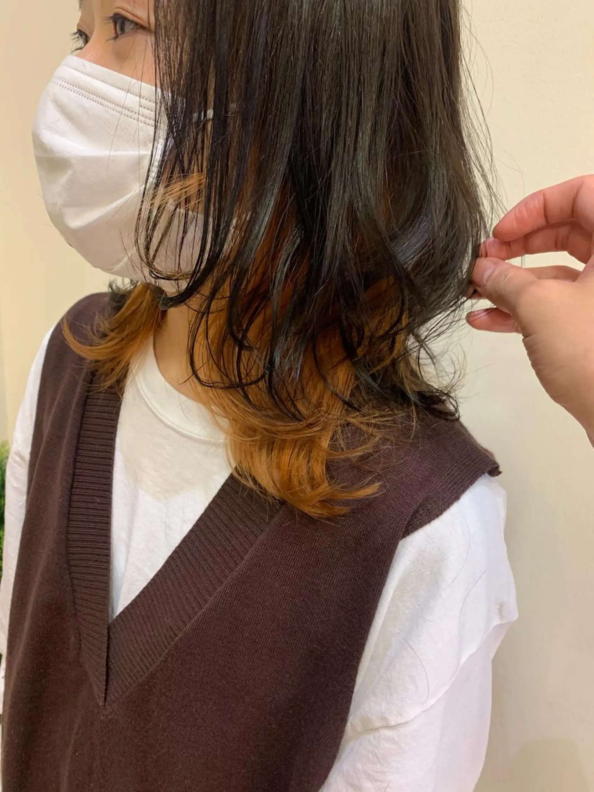 ミディアム 宮下 敦のヘアスタイル