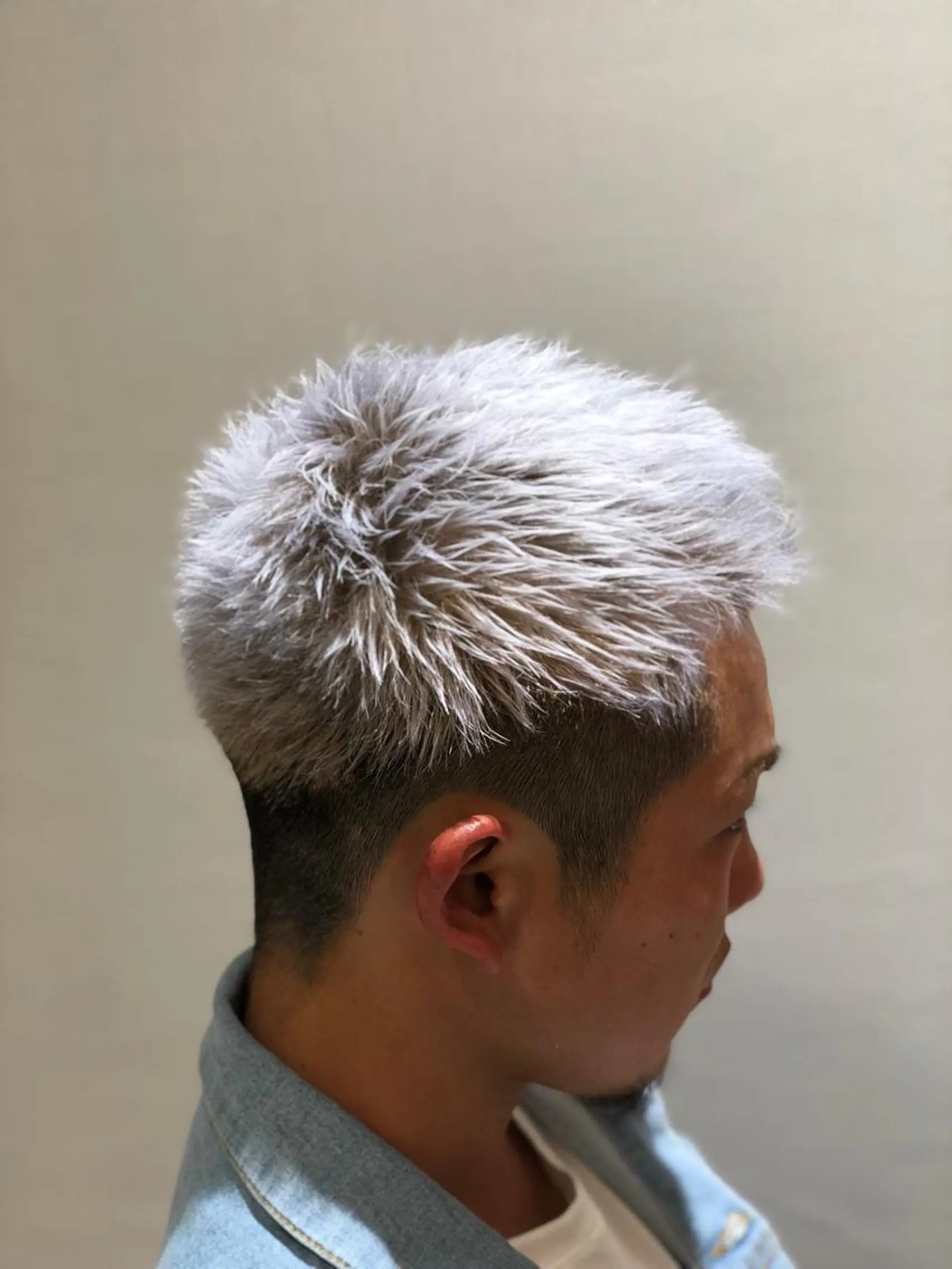 ショート カラー メンズ メンズブリーチ ブリーチ アンドウ ユウ/ レイヤーカット/韓国のヘアスタイル