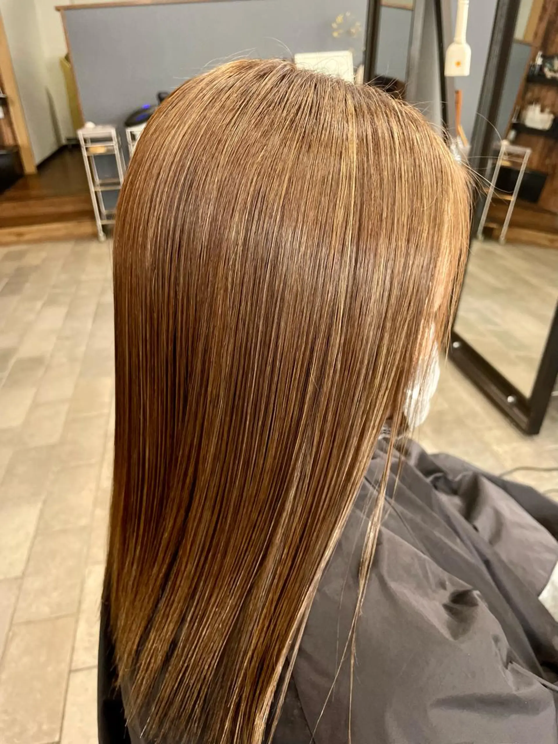 ロング カラー ハイライトカラー ハイライト lanugo 越打　優のヘアスタイル