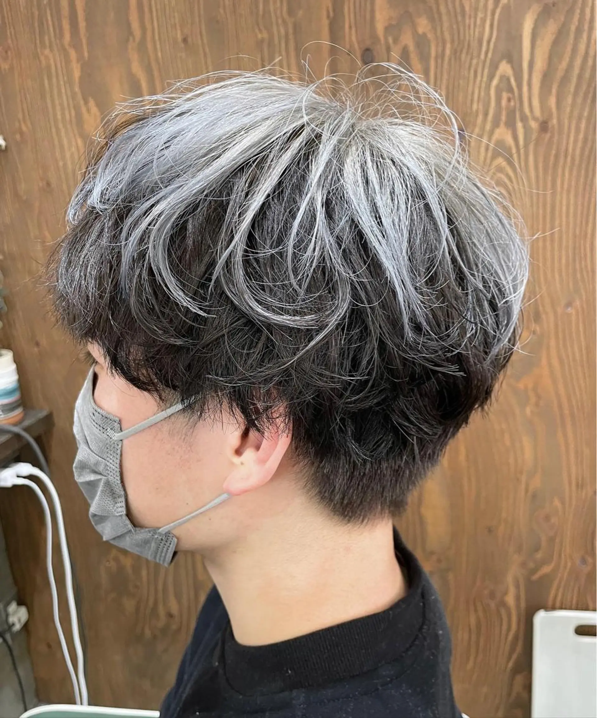 ショート カラー ヘアアレンジ メンズ メンズブリーチ ブリーチ デザインカラー lanugo 越打　優のヘアスタイル