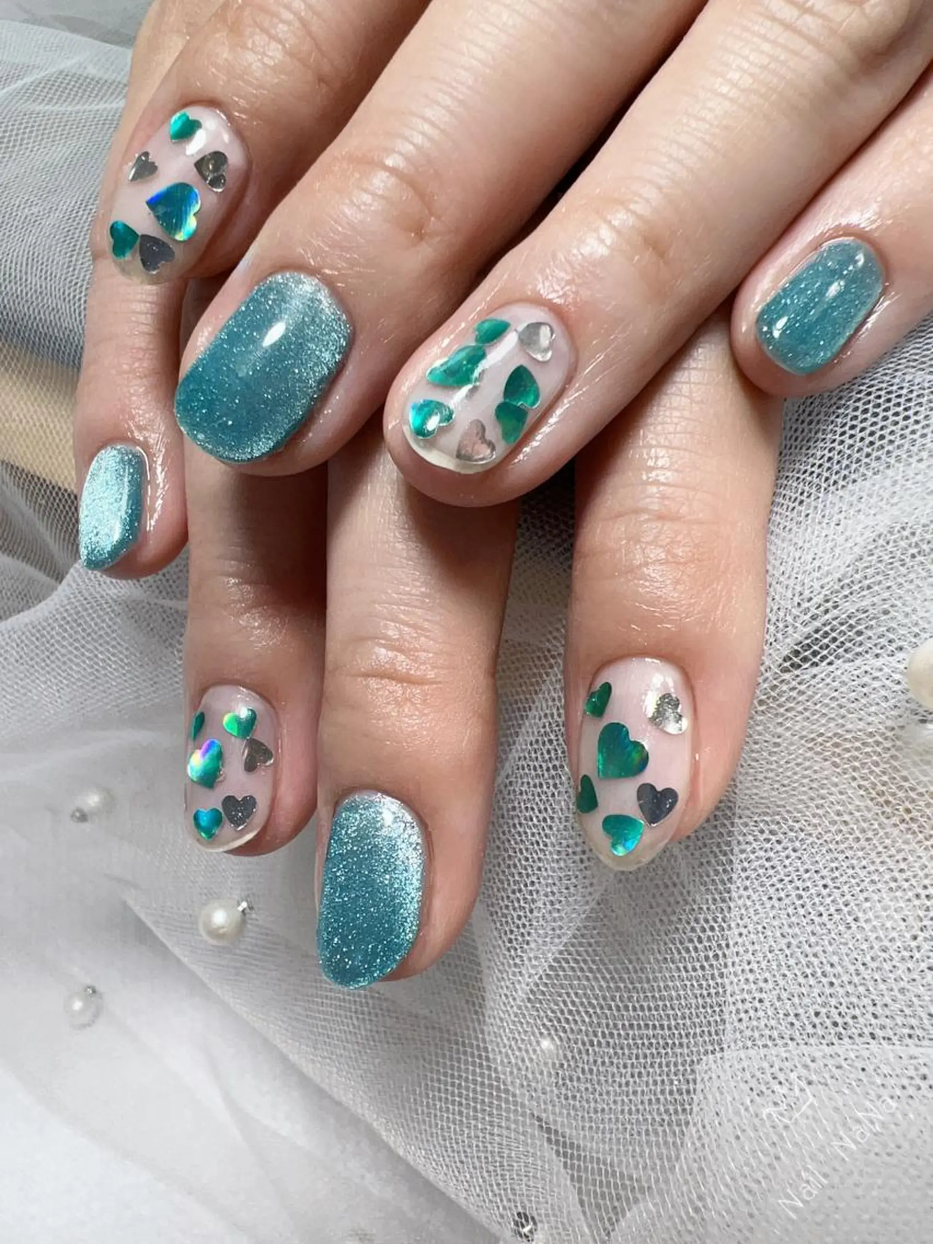 ショート カラー ネイル ハンドネイル Nail NaNaのネイルデザイン